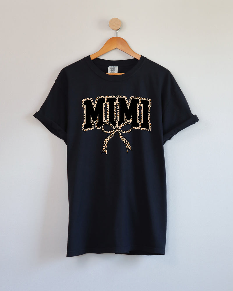 Mimi Leopard Grandma Comfort Colors Garment Dyed T Shirt