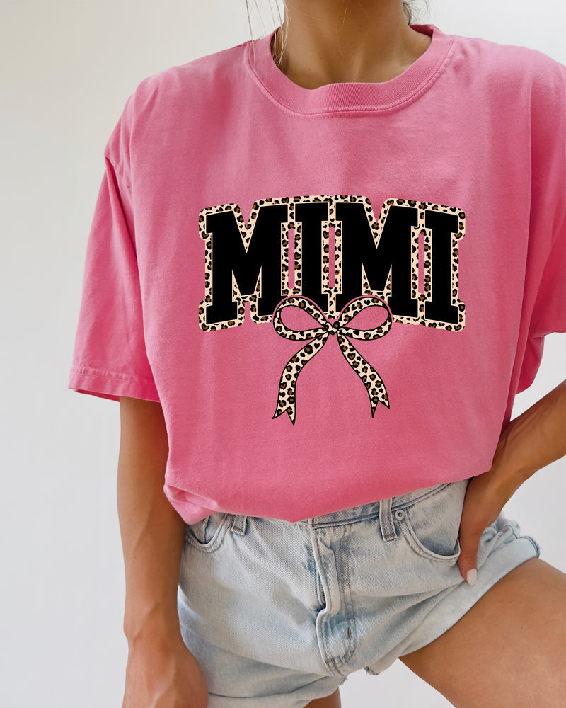Mimi Leopard Grandma Comfort Colors Garment Dyed T Shirt