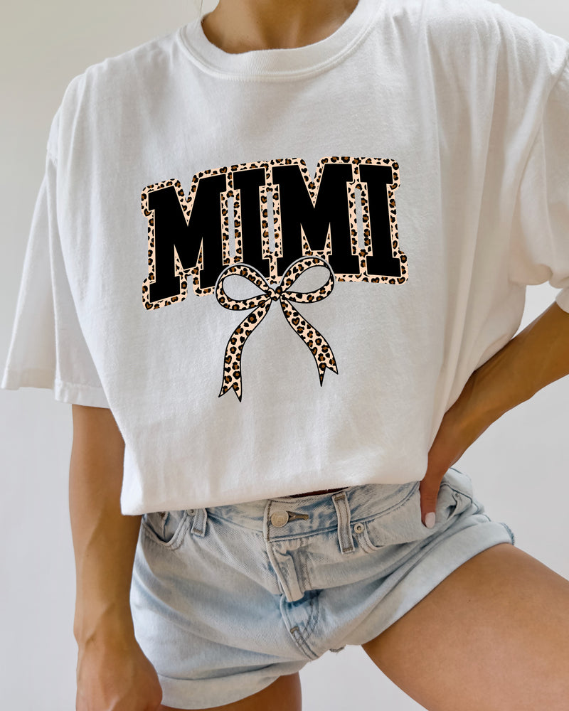 Mimi Leopard Grandma Comfort Colors Garment Dyed T Shirt