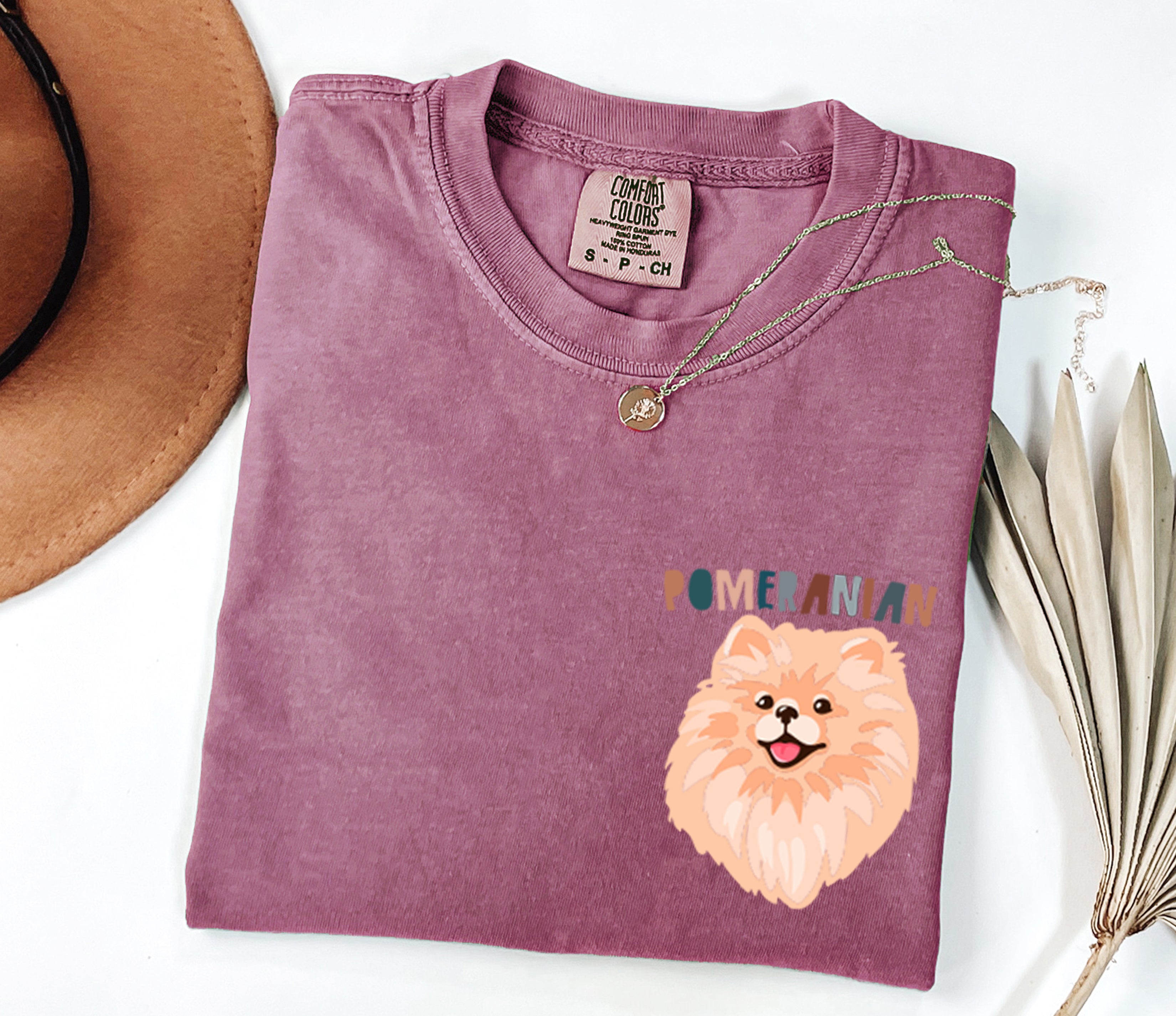 Pomeranian Dog Comfort Colors T Shirt