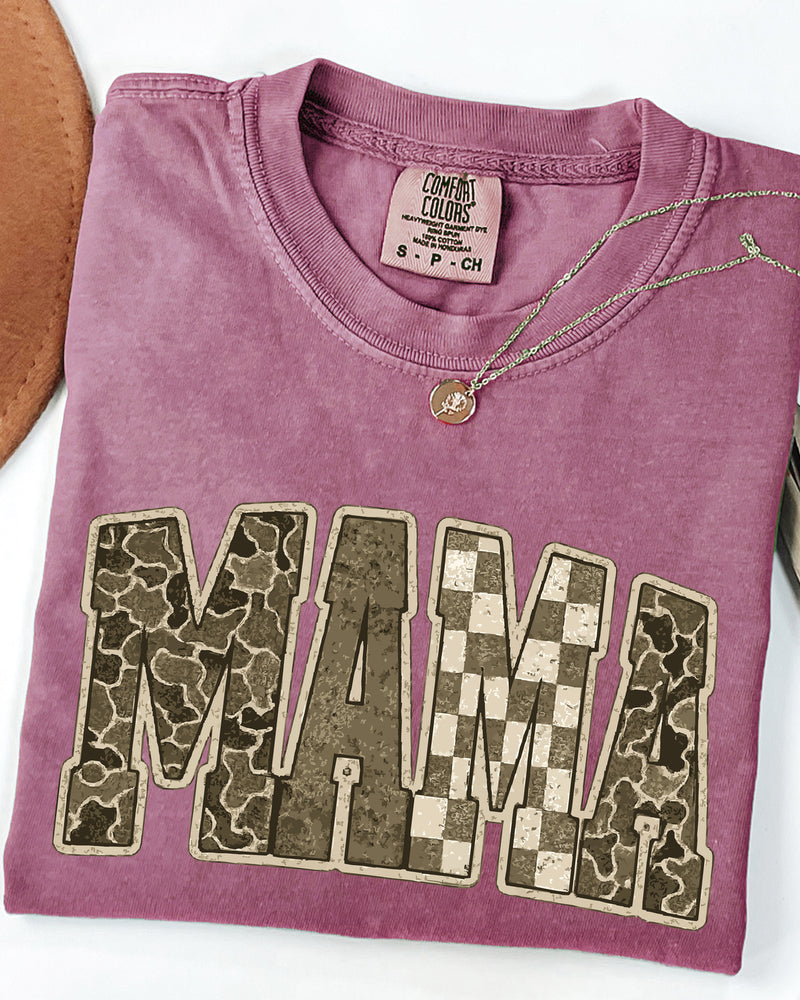 Mama Comfort Colors T Shirt (Military)