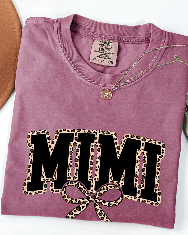 Mimi Leopard Grandma Comfort Colors Garment Dyed T Shirt