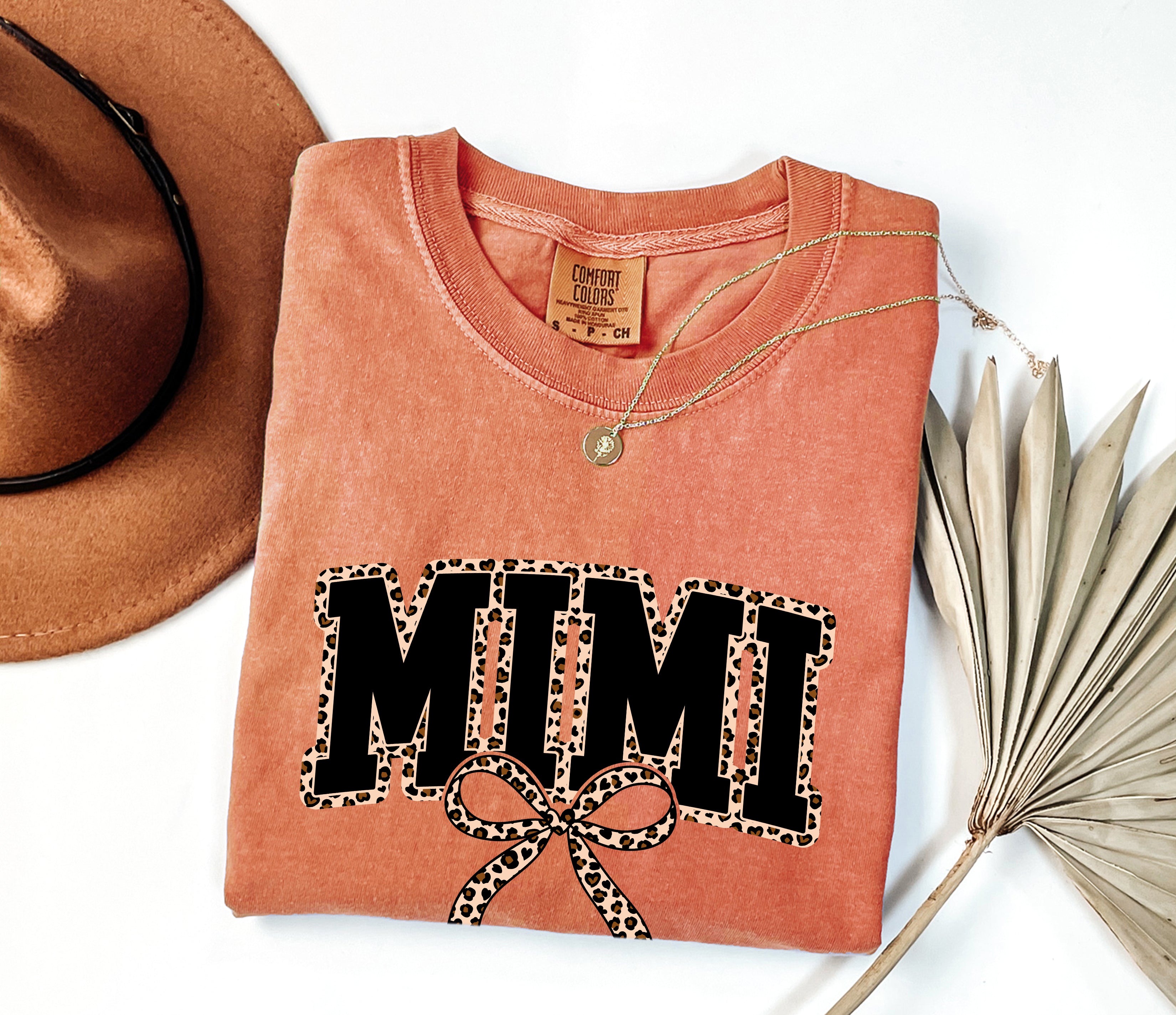 Mimi Leopard Grandma Comfort Colors Garment Dyed T Shirt