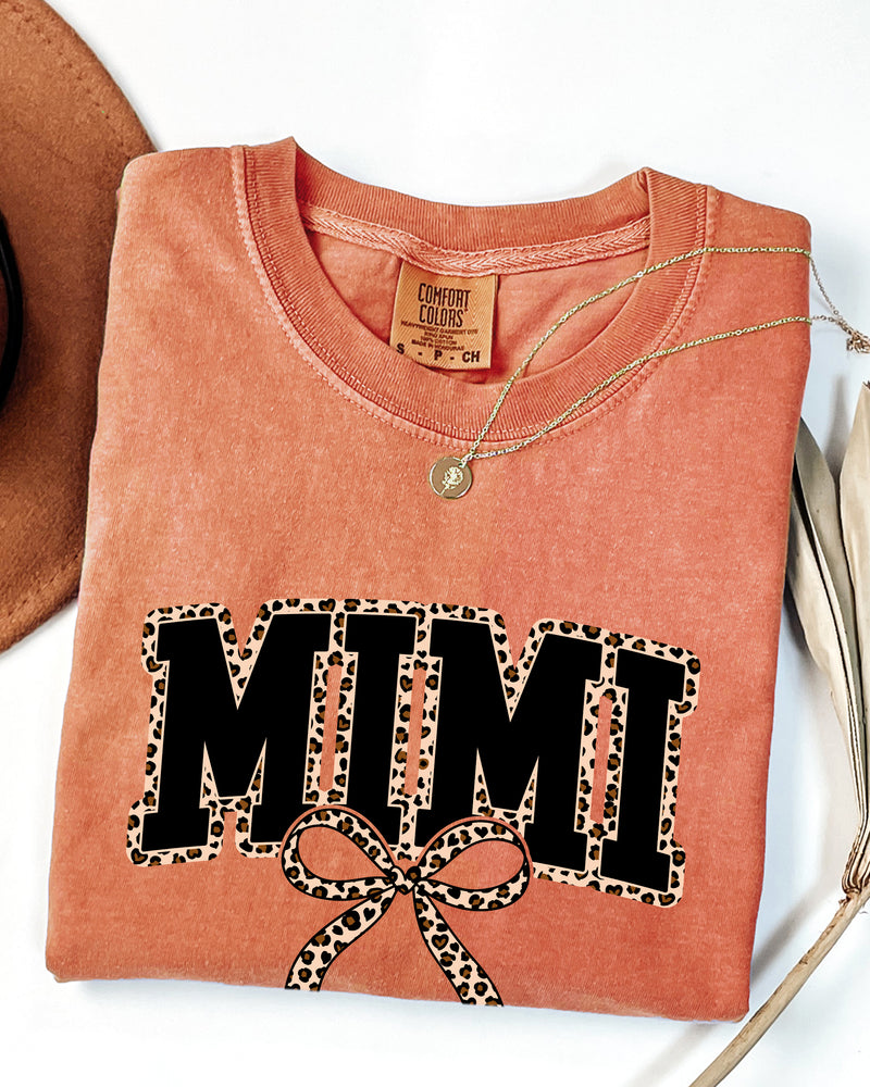 Mimi Leopard Grandma Comfort Colors Garment Dyed T Shirt