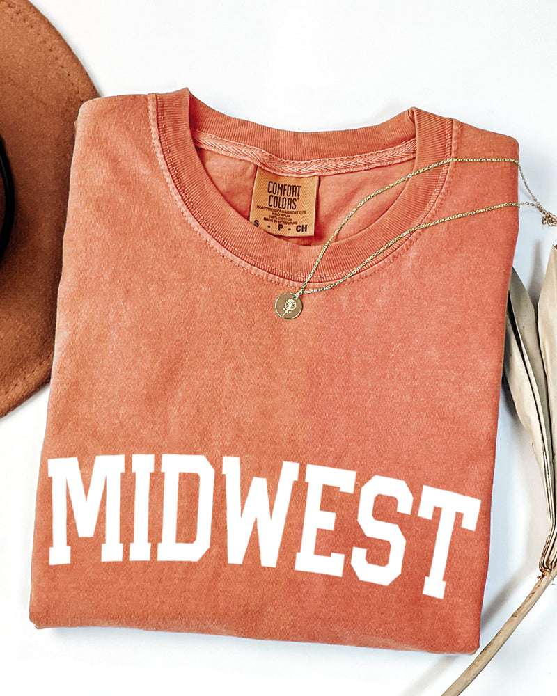 Midwest State City College Comfort Colors T Shirt Vacation Beach Lake Summer