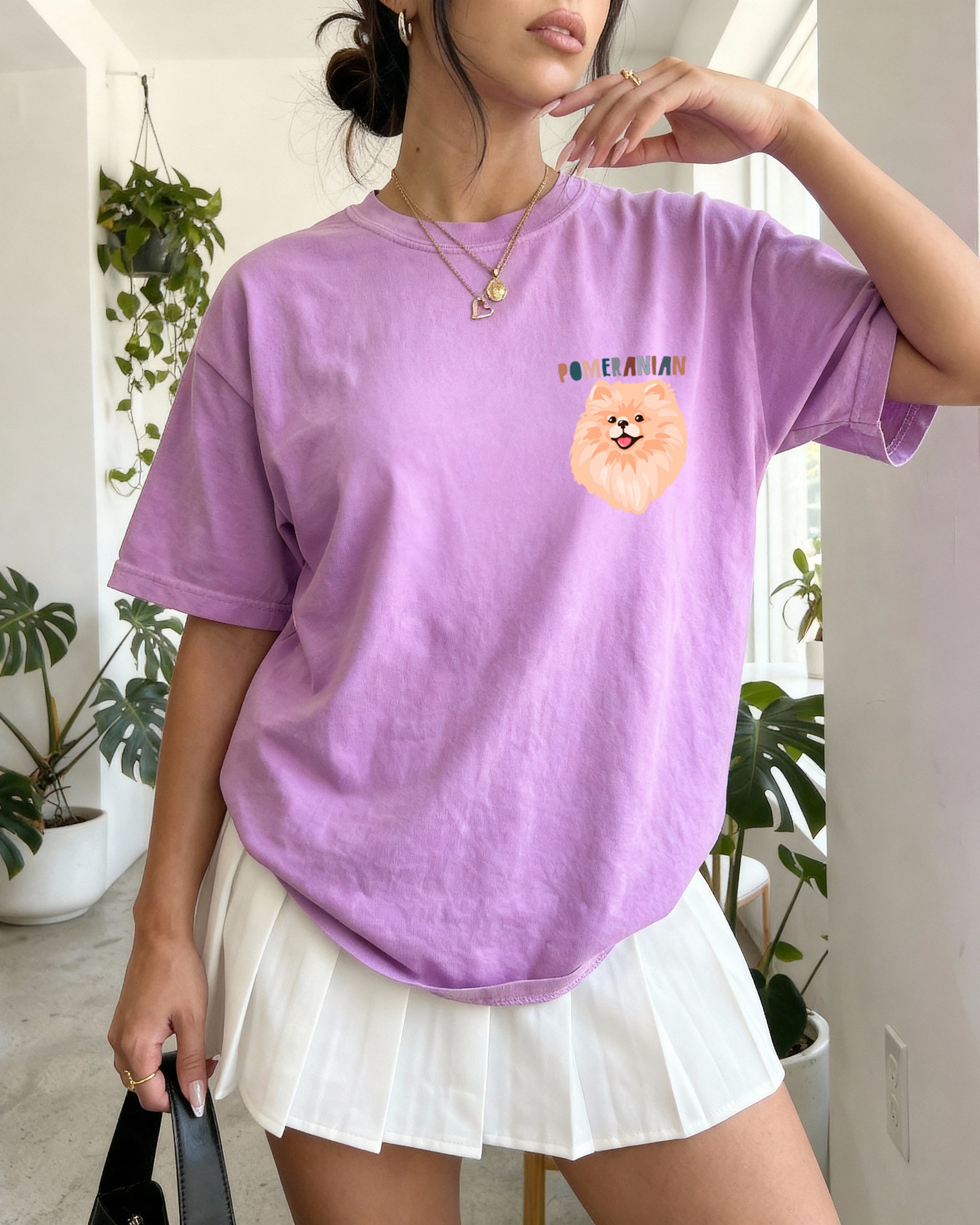 Pomeranian Dog Comfort Colors T Shirt