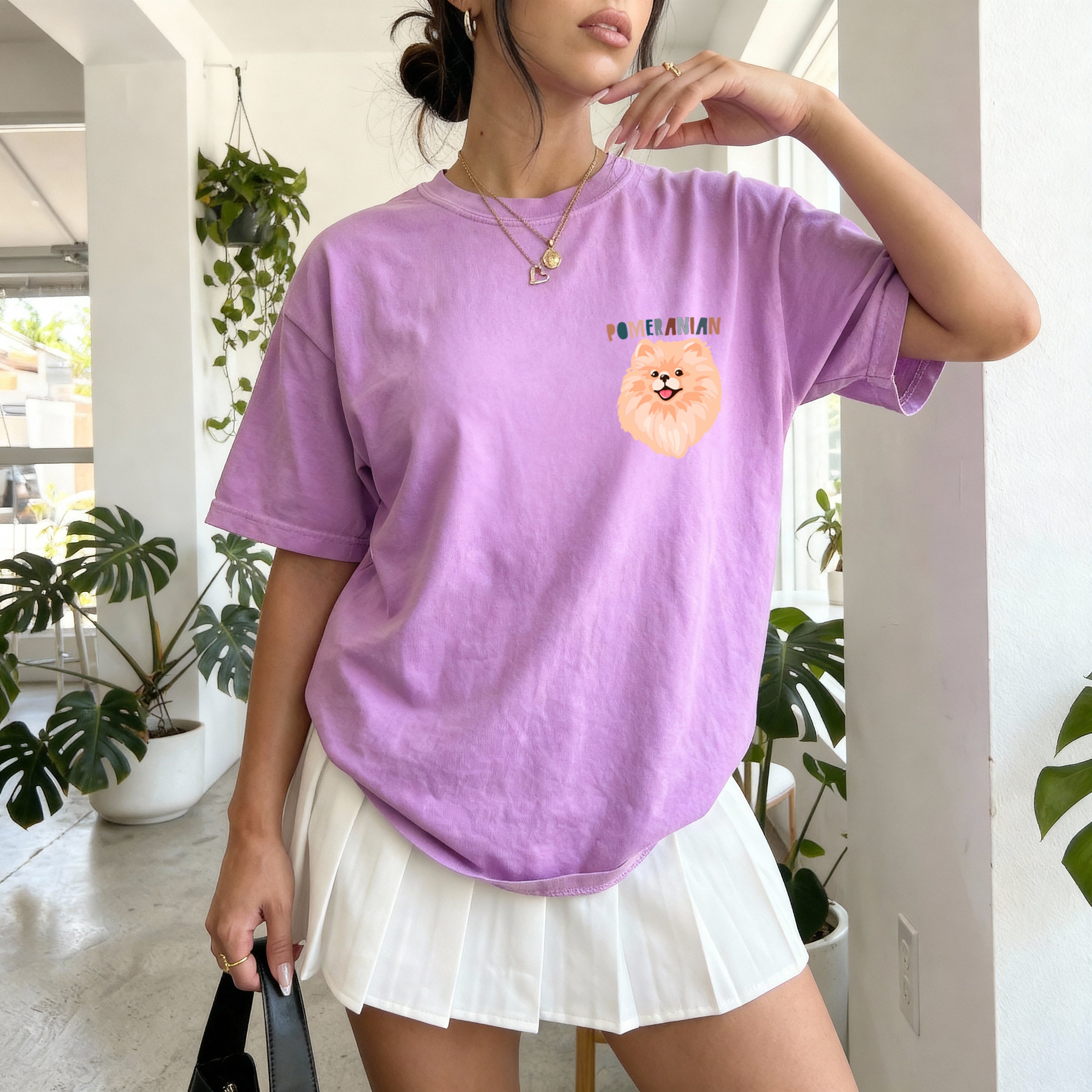 Pomeranian Dog Comfort Colors T Shirt