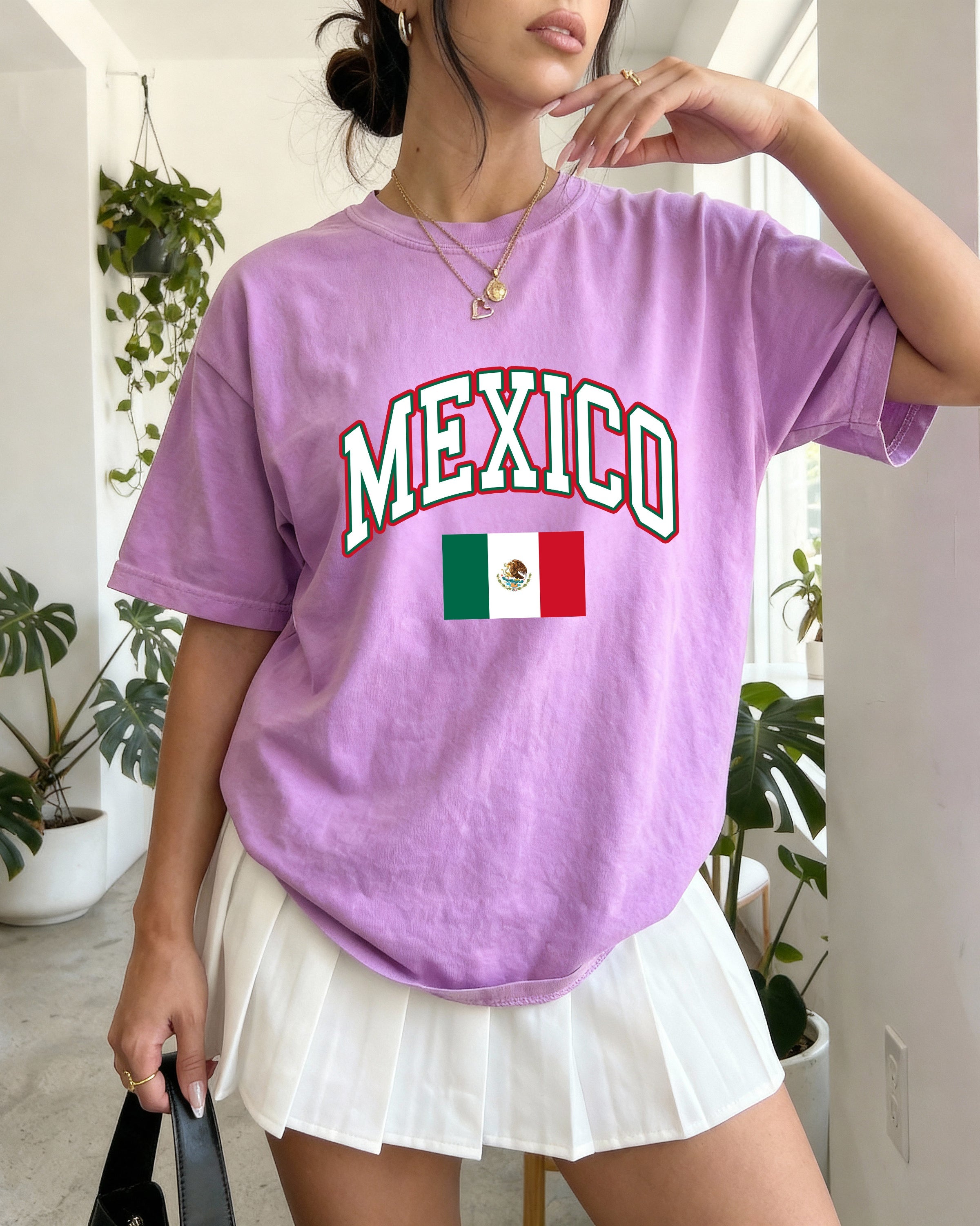 Mexico Flag Comfort Colors T Shirt