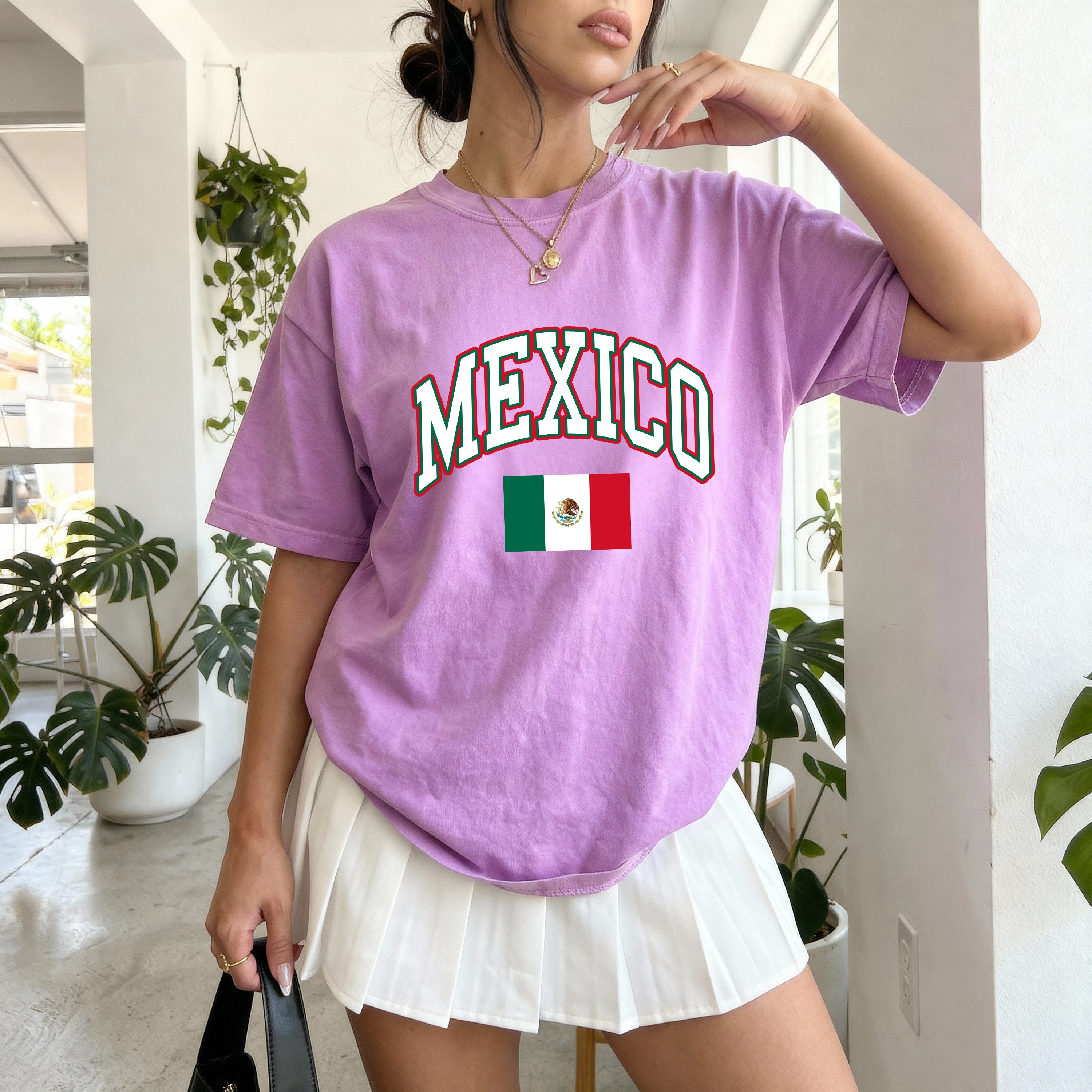 Mexico Flag Comfort Colors T Shirt
