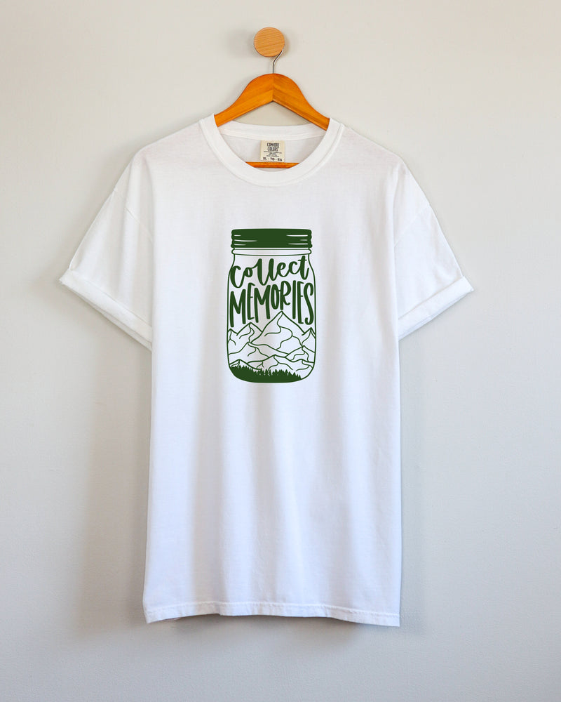 Collect Memories Beach Nature Comfort Colors T Shirt Vacation Lake Summer