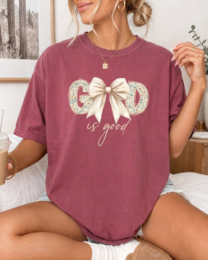 God is good Comfort Colors T Shirt Religious Jesus Bible