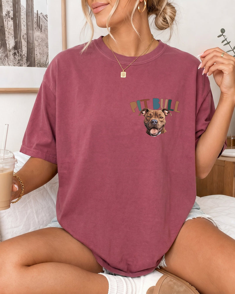 Pitbull Dog Comfort Colors T-Shirt, Pit Bull Lover Gift