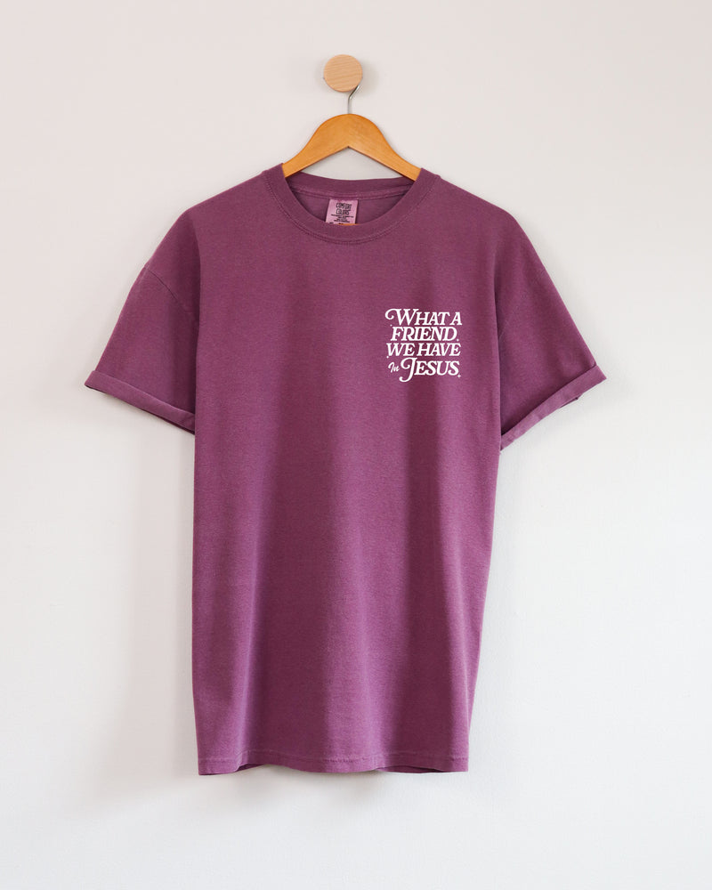 What a friend we have in Jesus Comfort Colors T Shirt Religious Jesus Bible