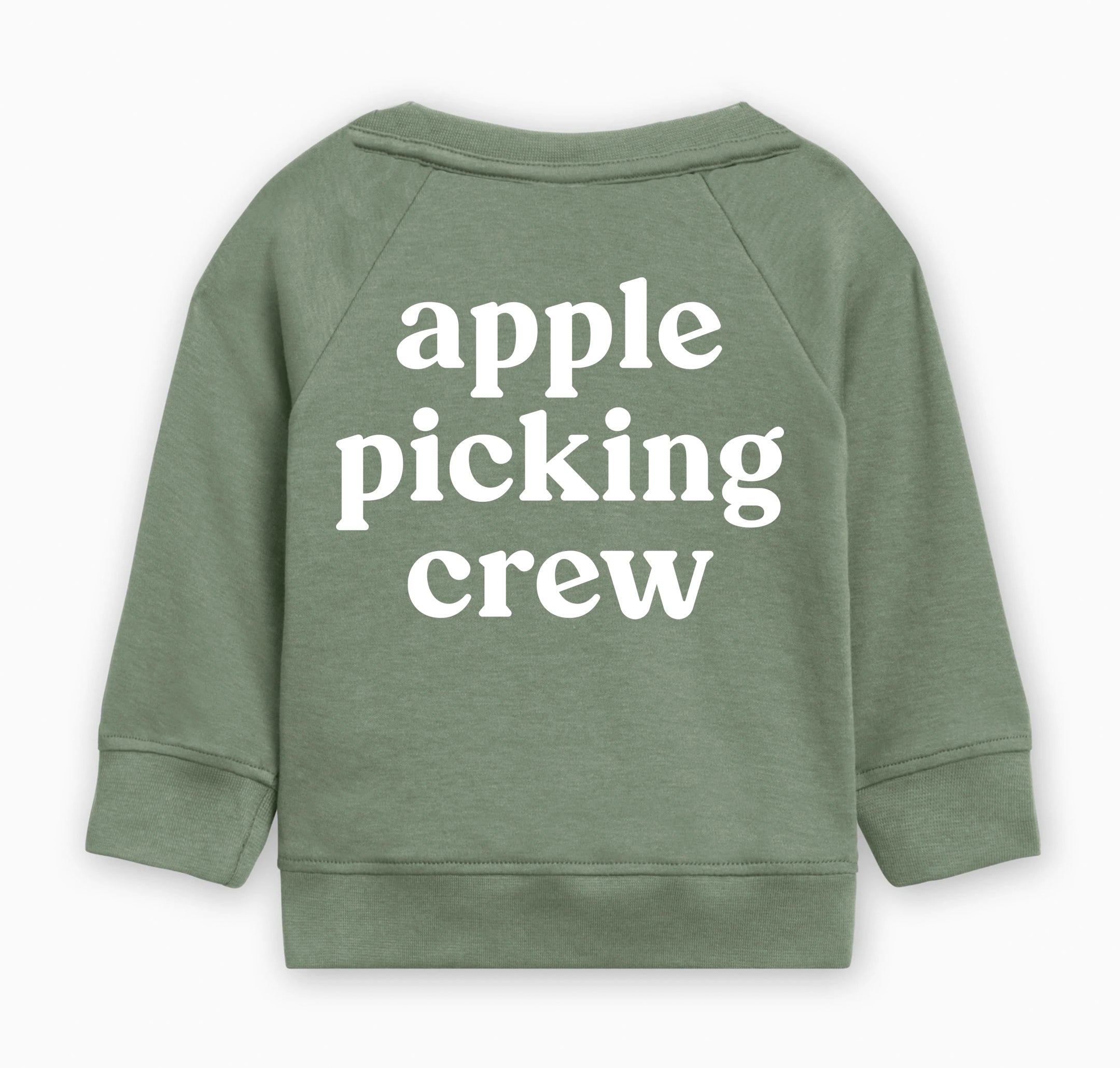 Apple Picking Crew Organic Cotton Baby and Toddler Fall and Winter Pullover