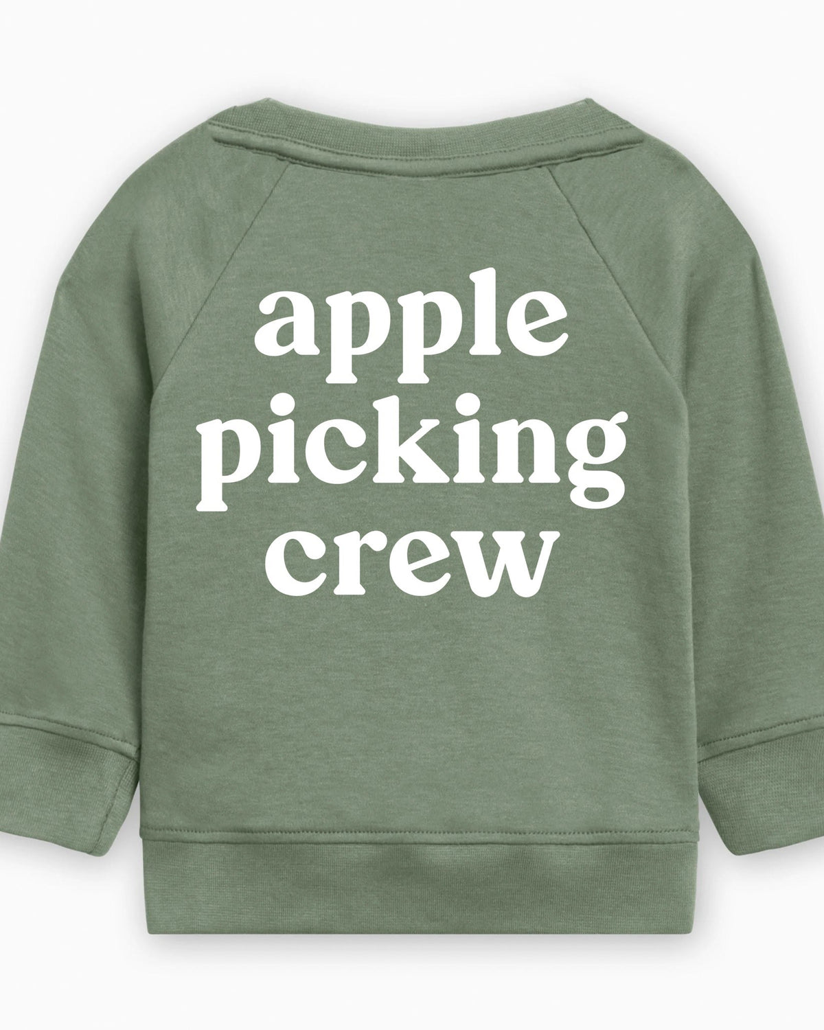 Apple Picking Crew Organic Cotton Baby and Toddler Fall and Winter Pullover