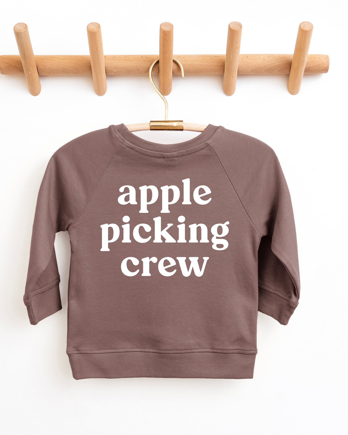 Apple Picking Crew Organic Cotton Baby and Toddler Fall and Winter Pullover
