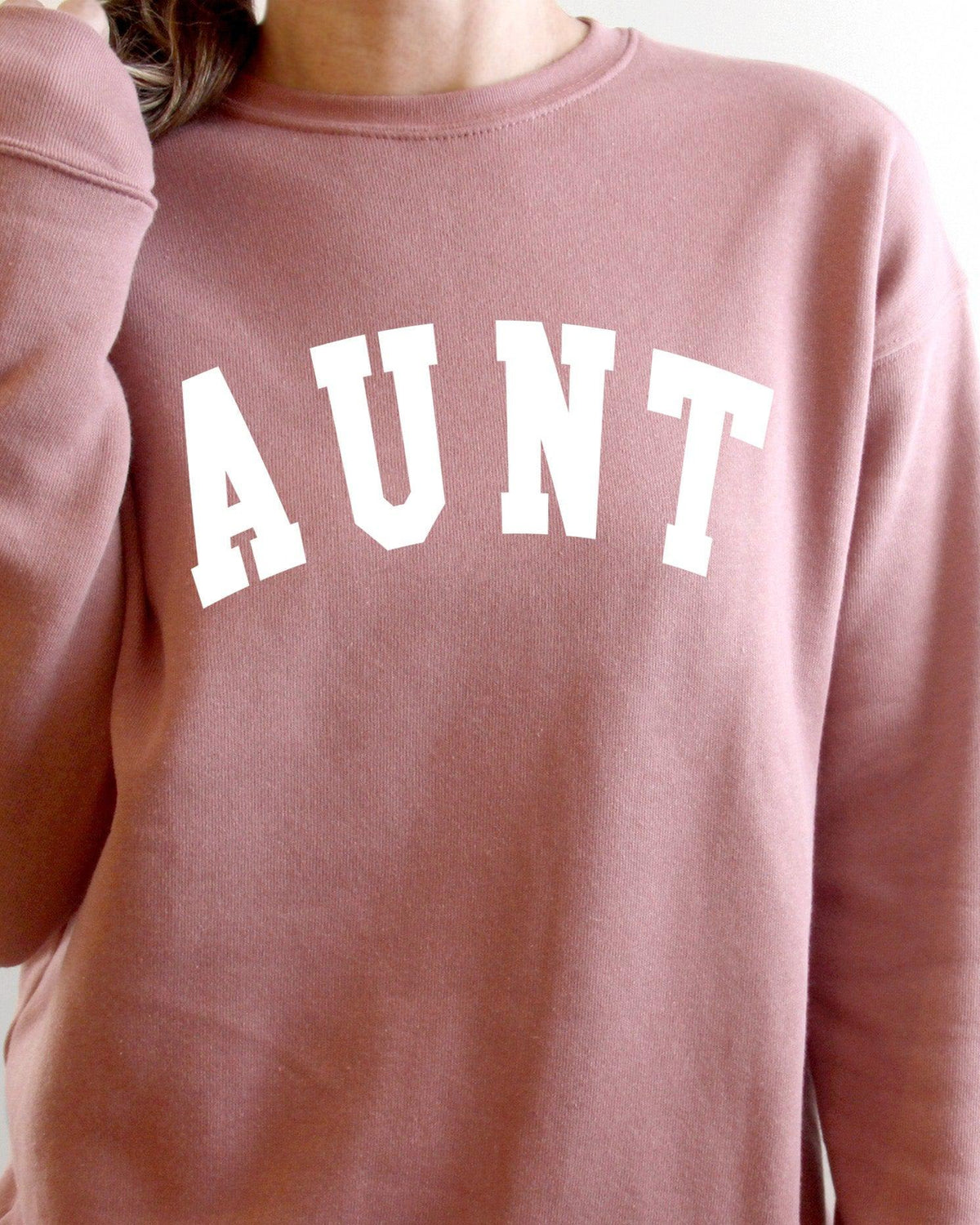 Aunt Drop Shoulder Sponge Fleece Crewneck Sweatshirt (Extended)