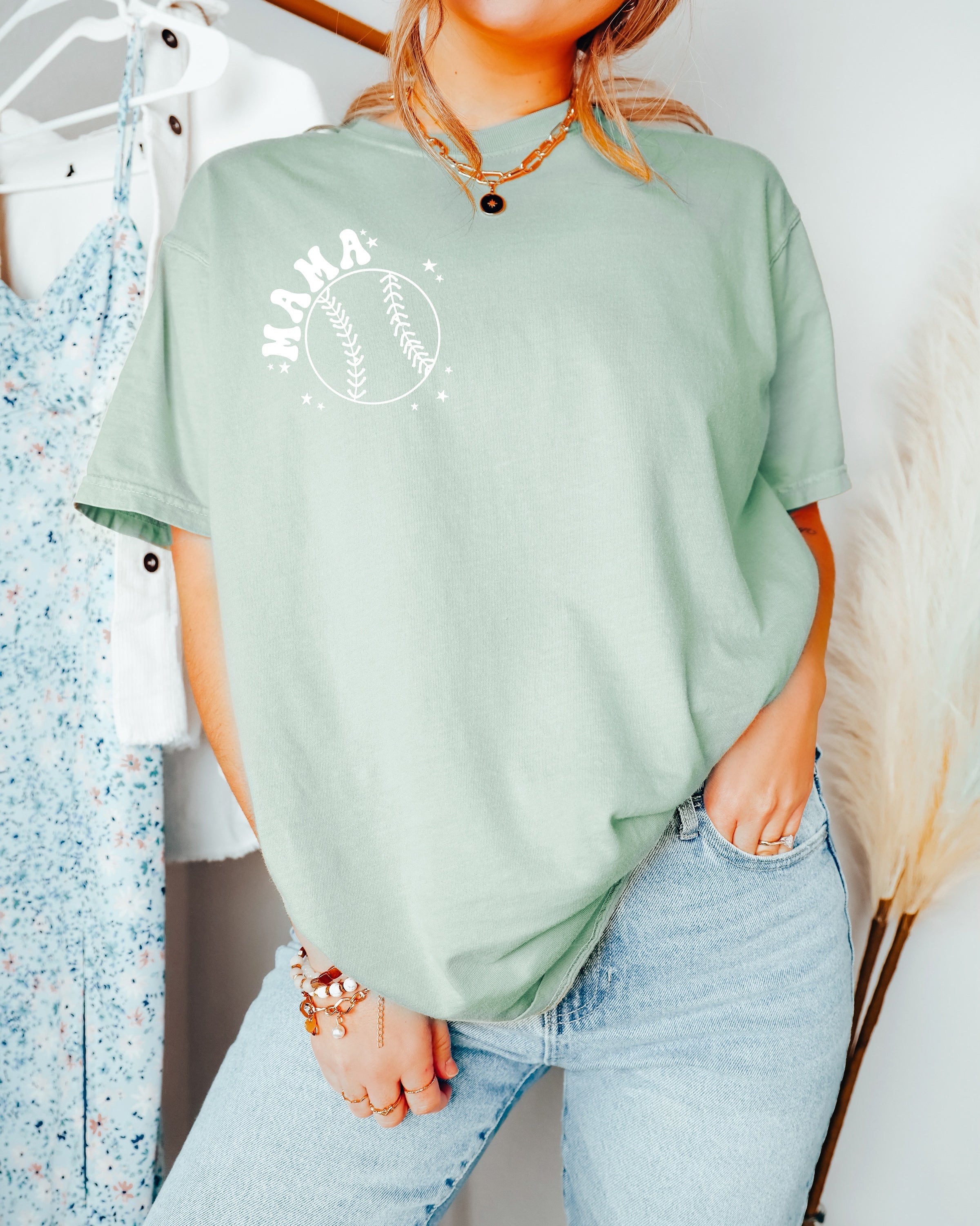 Baseball Mama Game Day Comfort Colors Graphic Tees