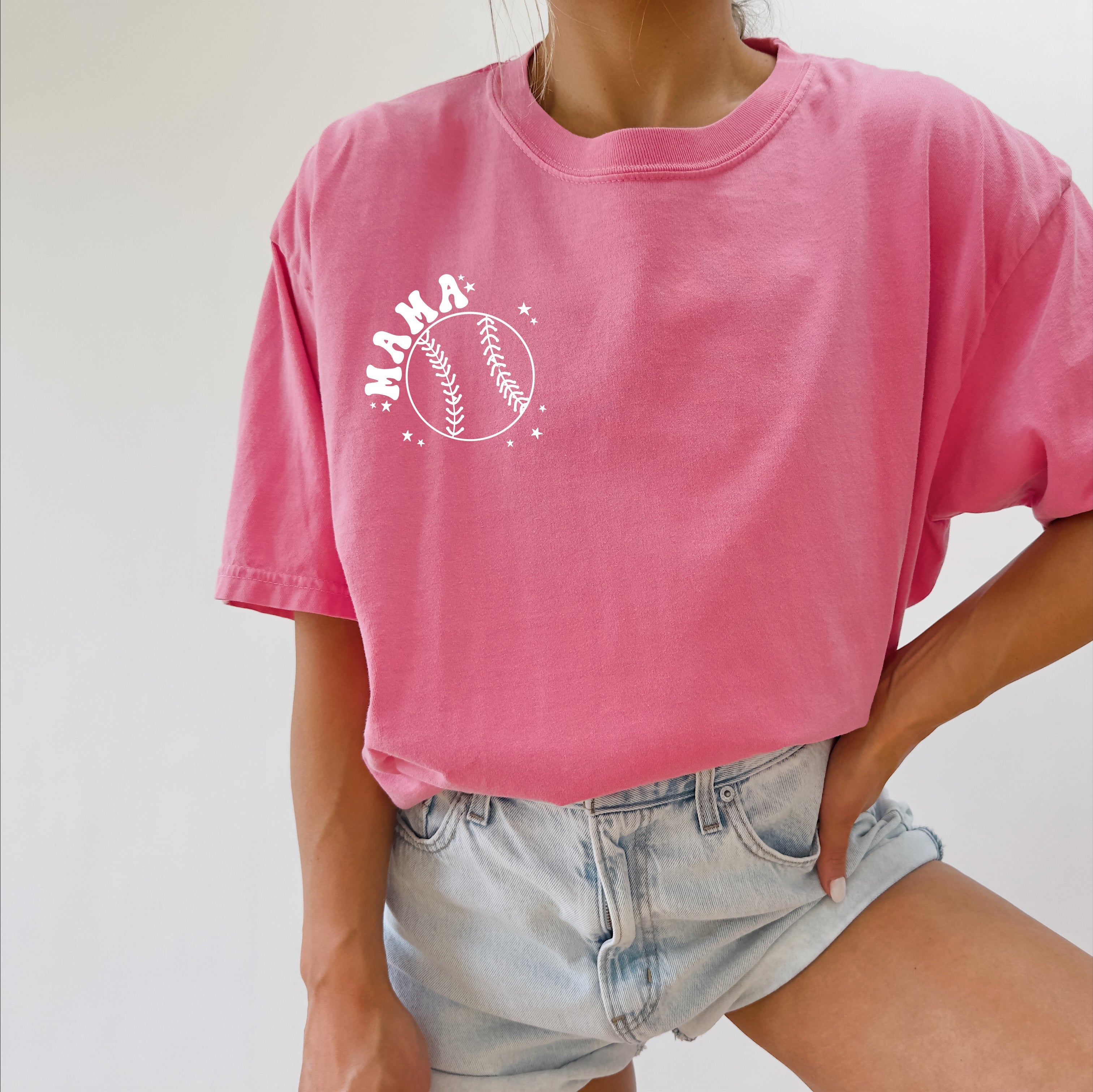 Baseball Mama Game Day Comfort Colors Graphic Tees