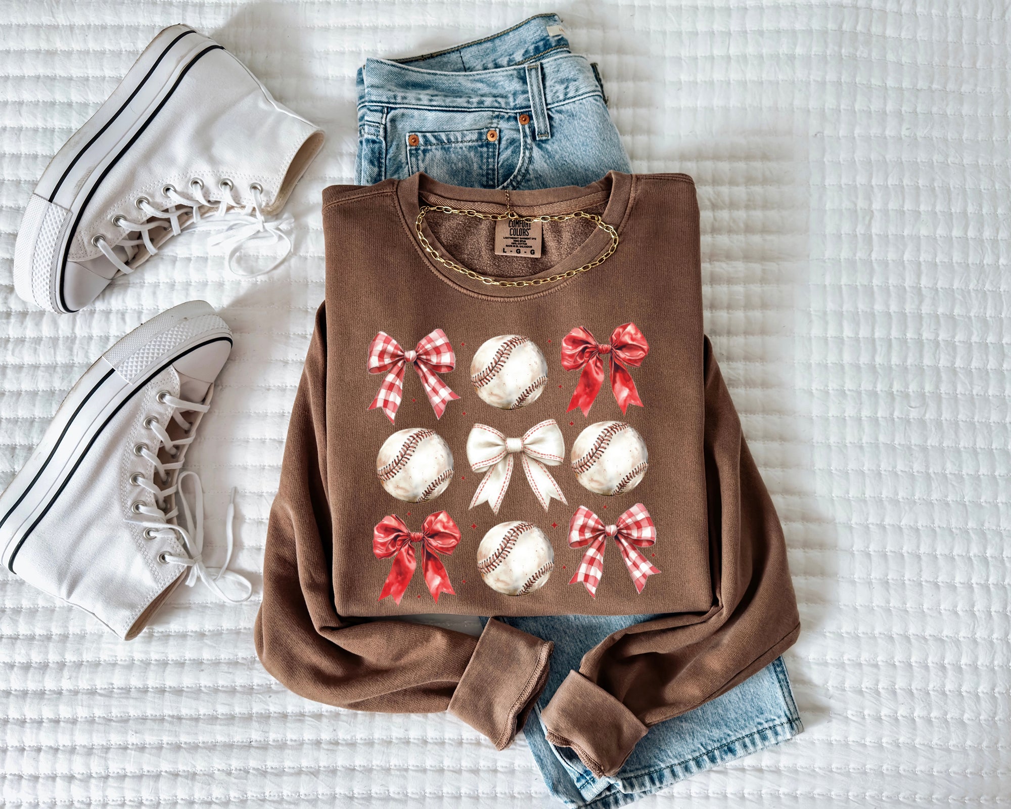 Baseball Sports MomGarment Dyed Comfort Colors Sweatshirt