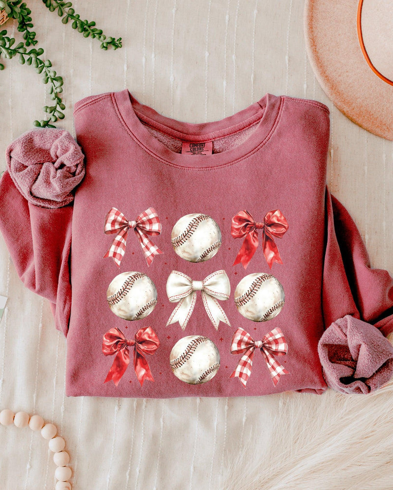 Baseball Sports MomGarment Dyed Comfort Colors Sweatshirt