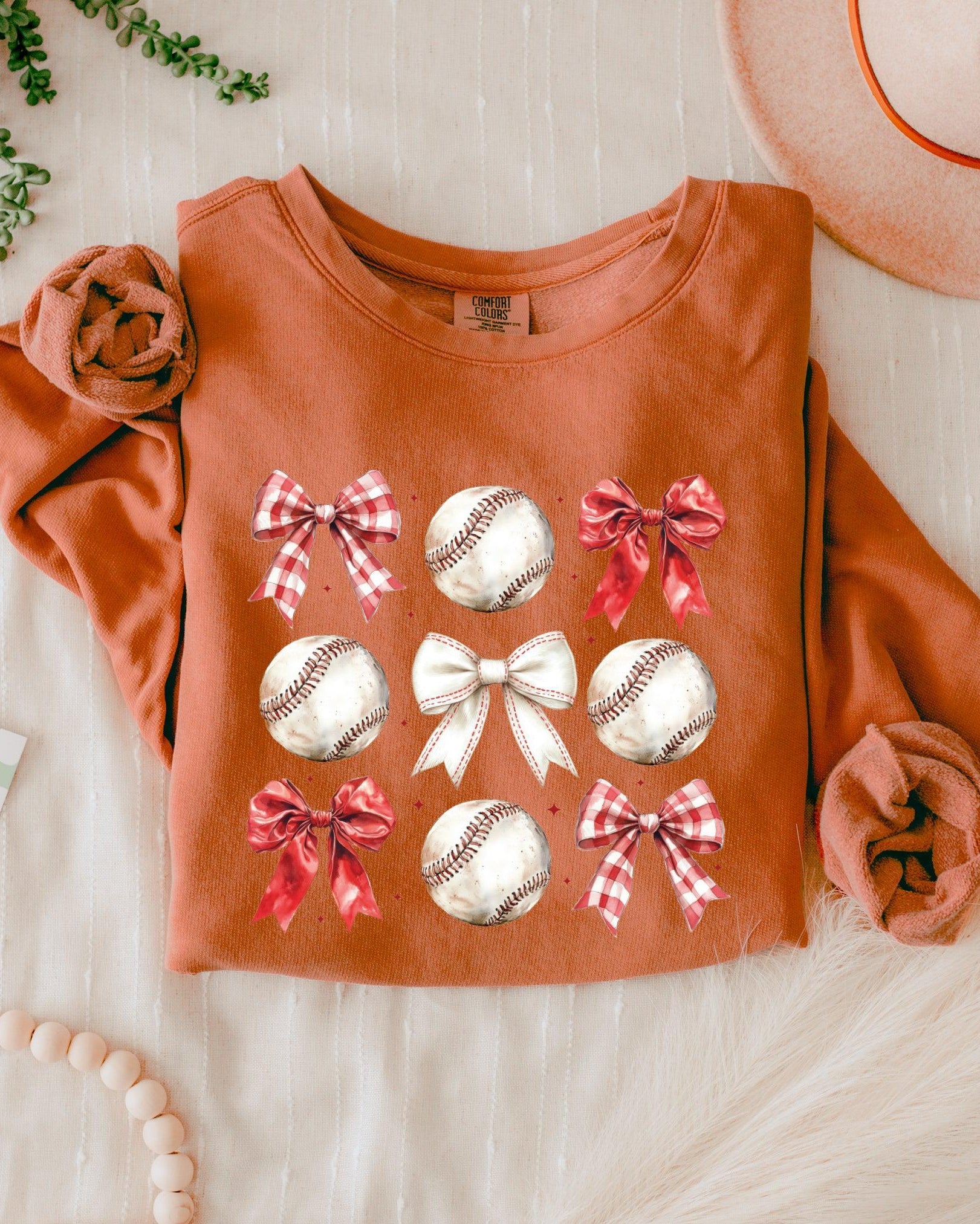 Baseball Sports MomGarment Dyed Comfort Colors Sweatshirt