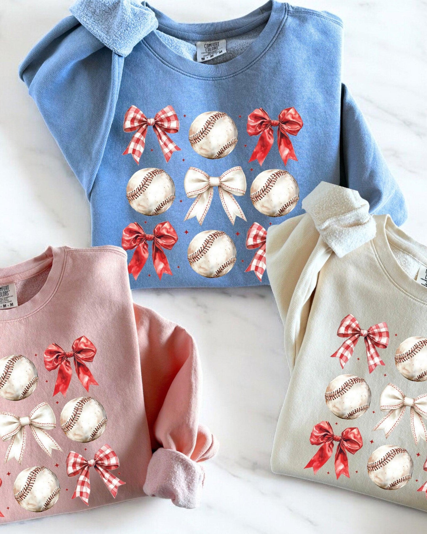 Baseball Sports MomGarment Dyed Comfort Colors Sweatshirt