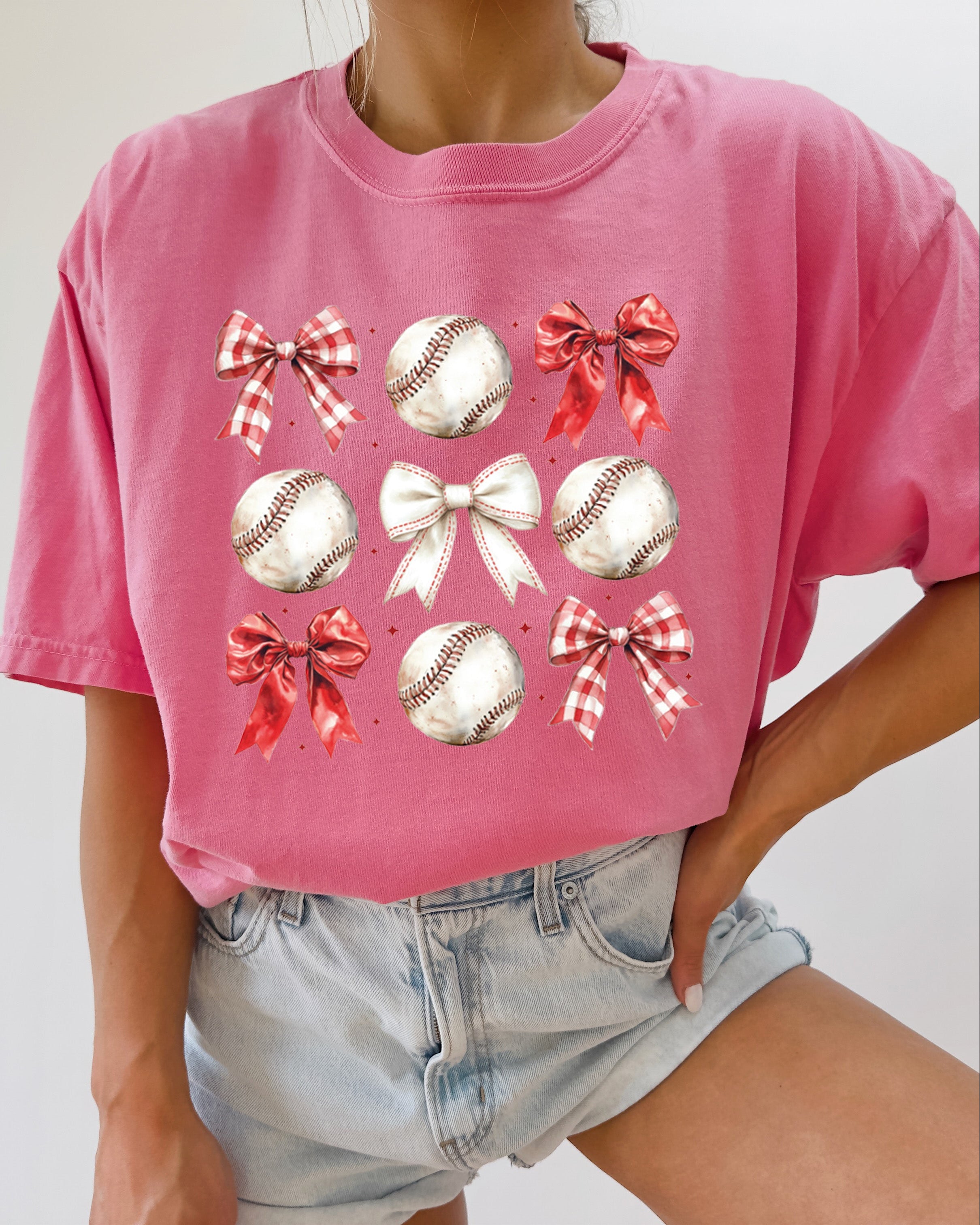 Baseball mom Game Day Comfort Colors Graphic Tees (9 baseball graphics)