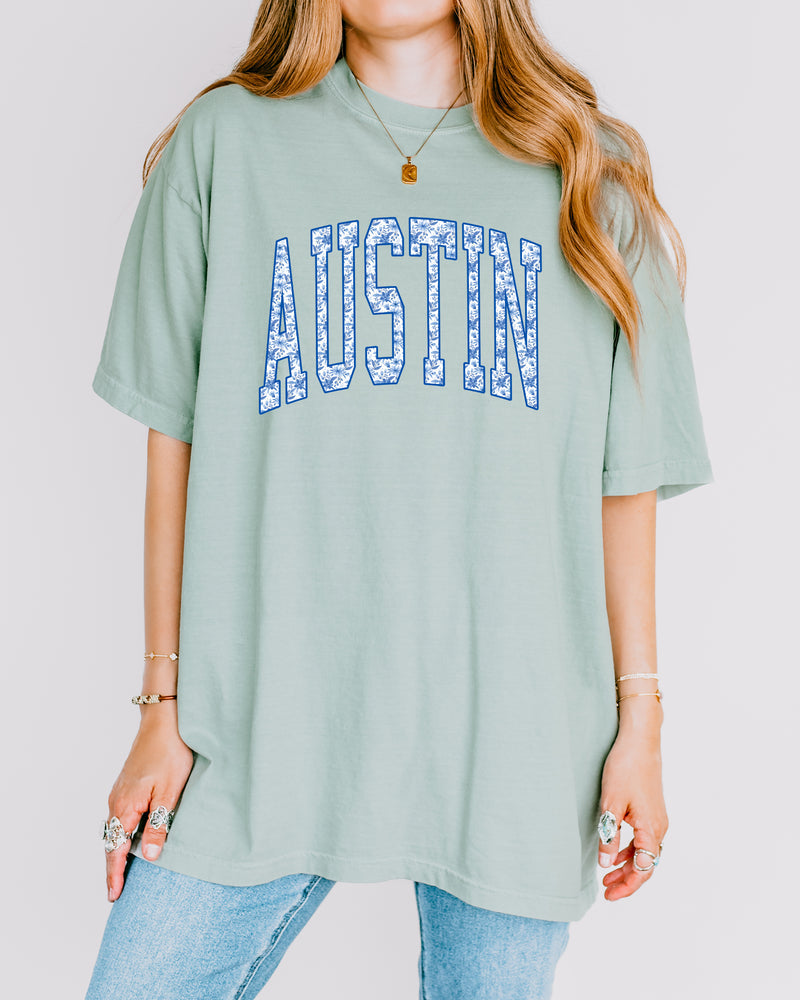 Austin Texas State City College Comfort Colors T Shirt