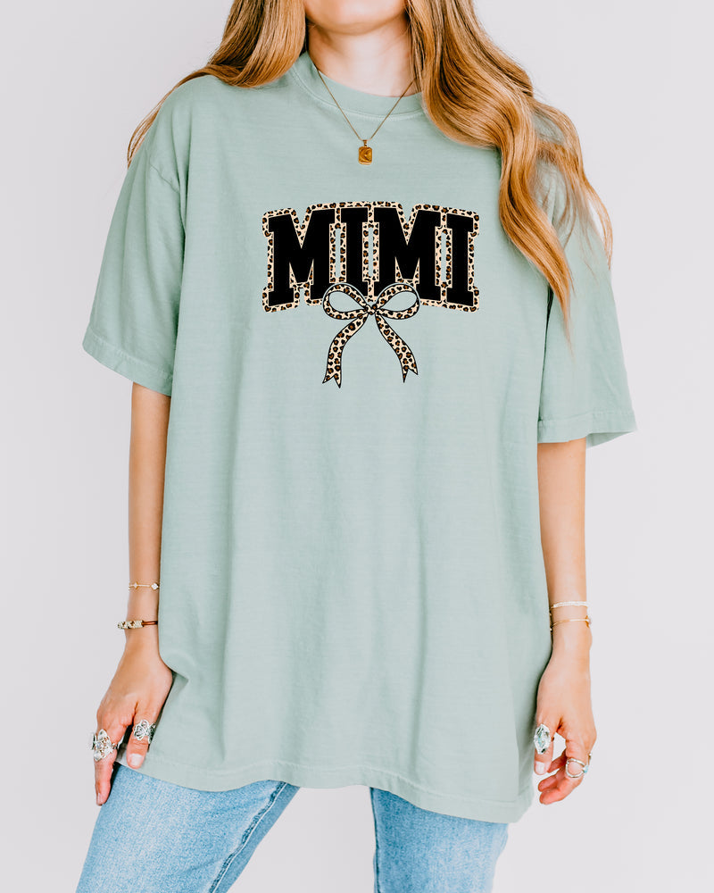 Mimi Leopard Grandma Comfort Colors Garment Dyed T Shirt