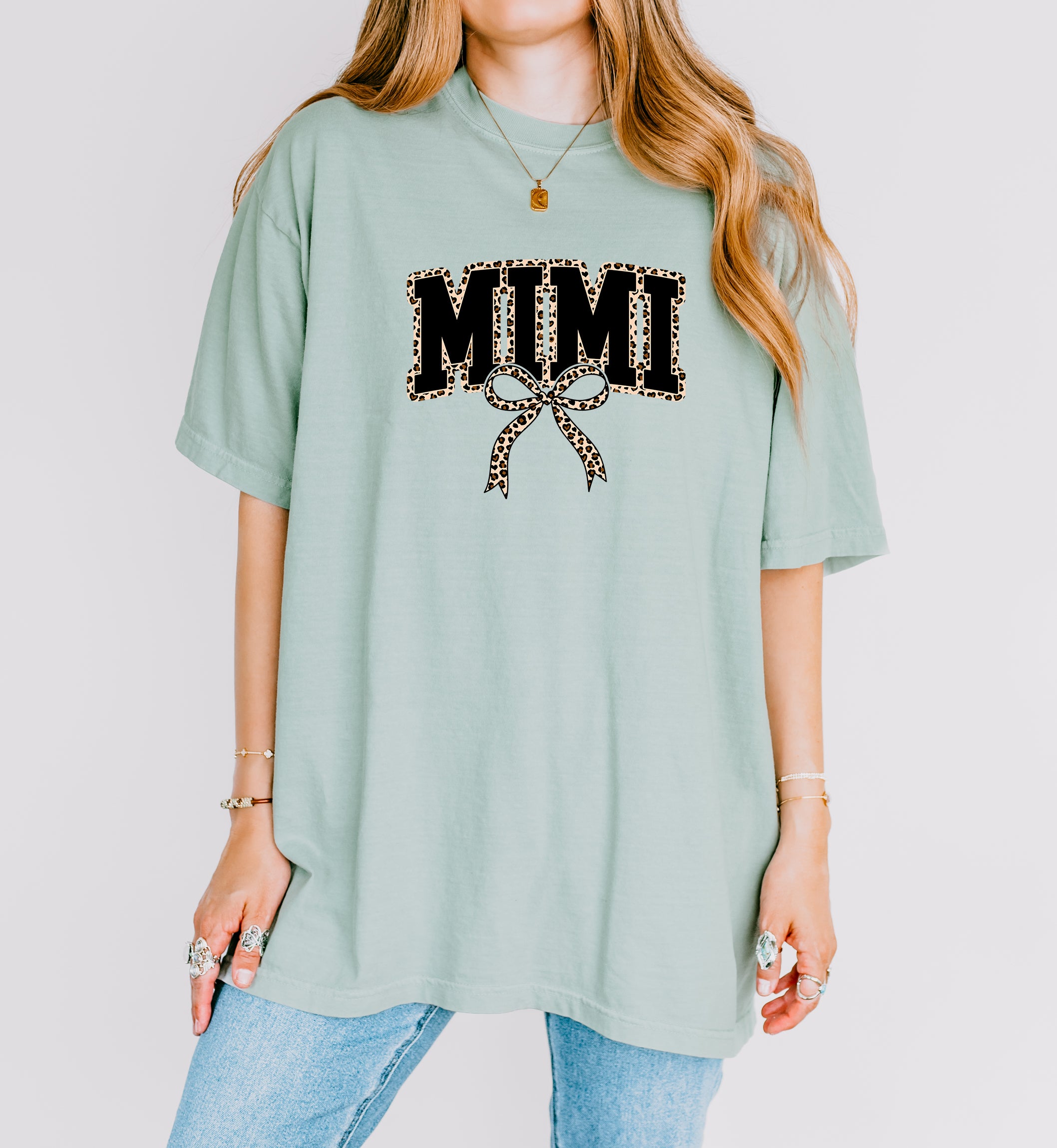 Mimi Leopard Grandma Comfort Colors Garment Dyed T Shirt