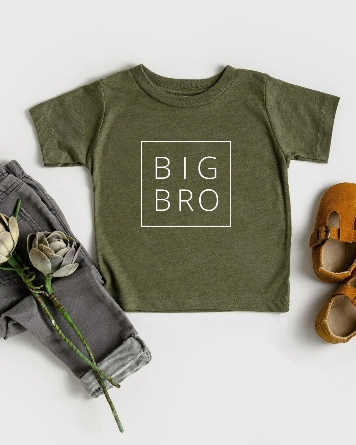 Big Bro Baby And Kids T Shirt (Square)