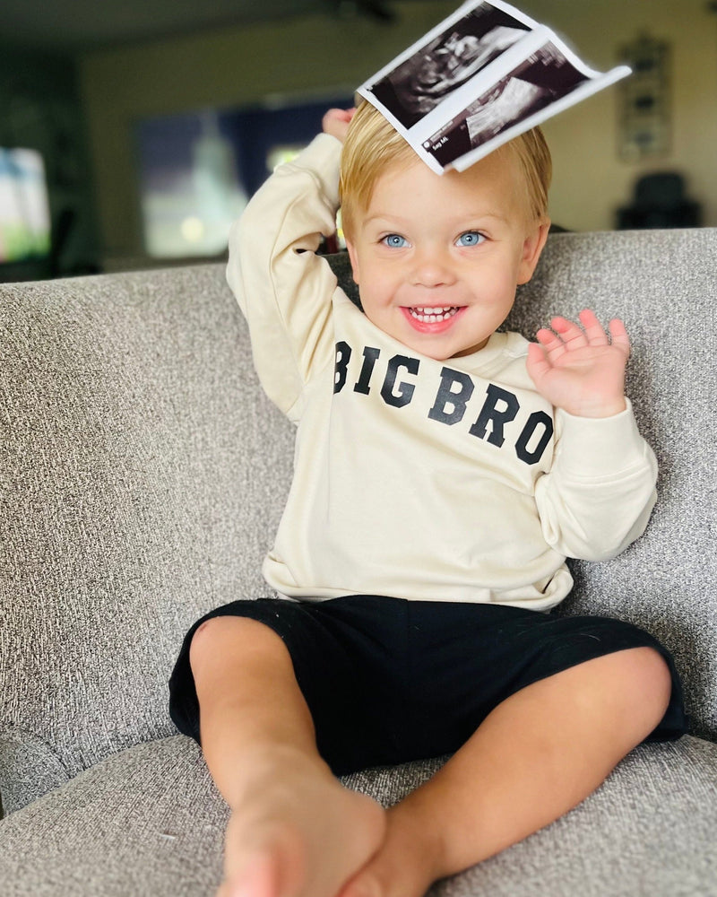 Big Bro Organic Cotton Boy Pullover (Block)