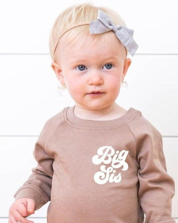 Big Sis Pocket Organic cotton Pullover (Groovy)