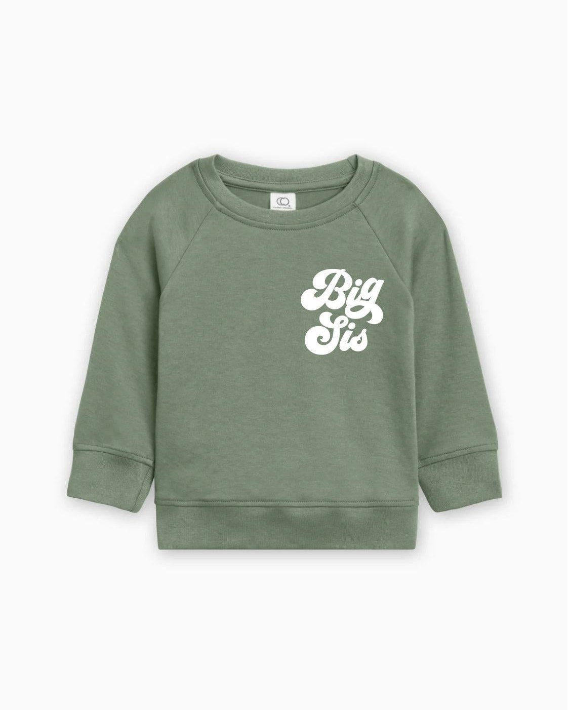Big Sis Pocket Organic cotton Pullover (Groovy)