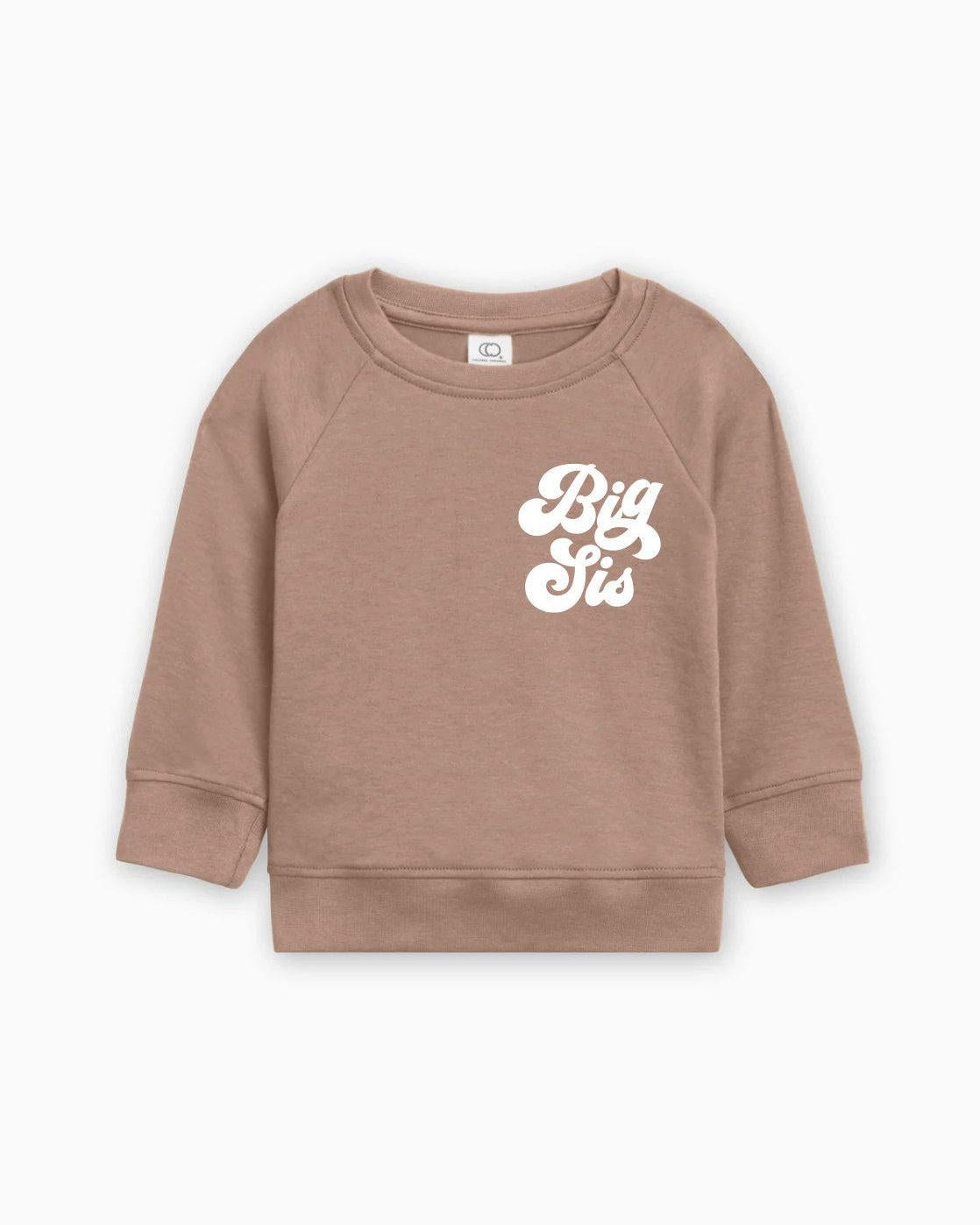 Big Sis Pocket Organic cotton Pullover (Groovy)