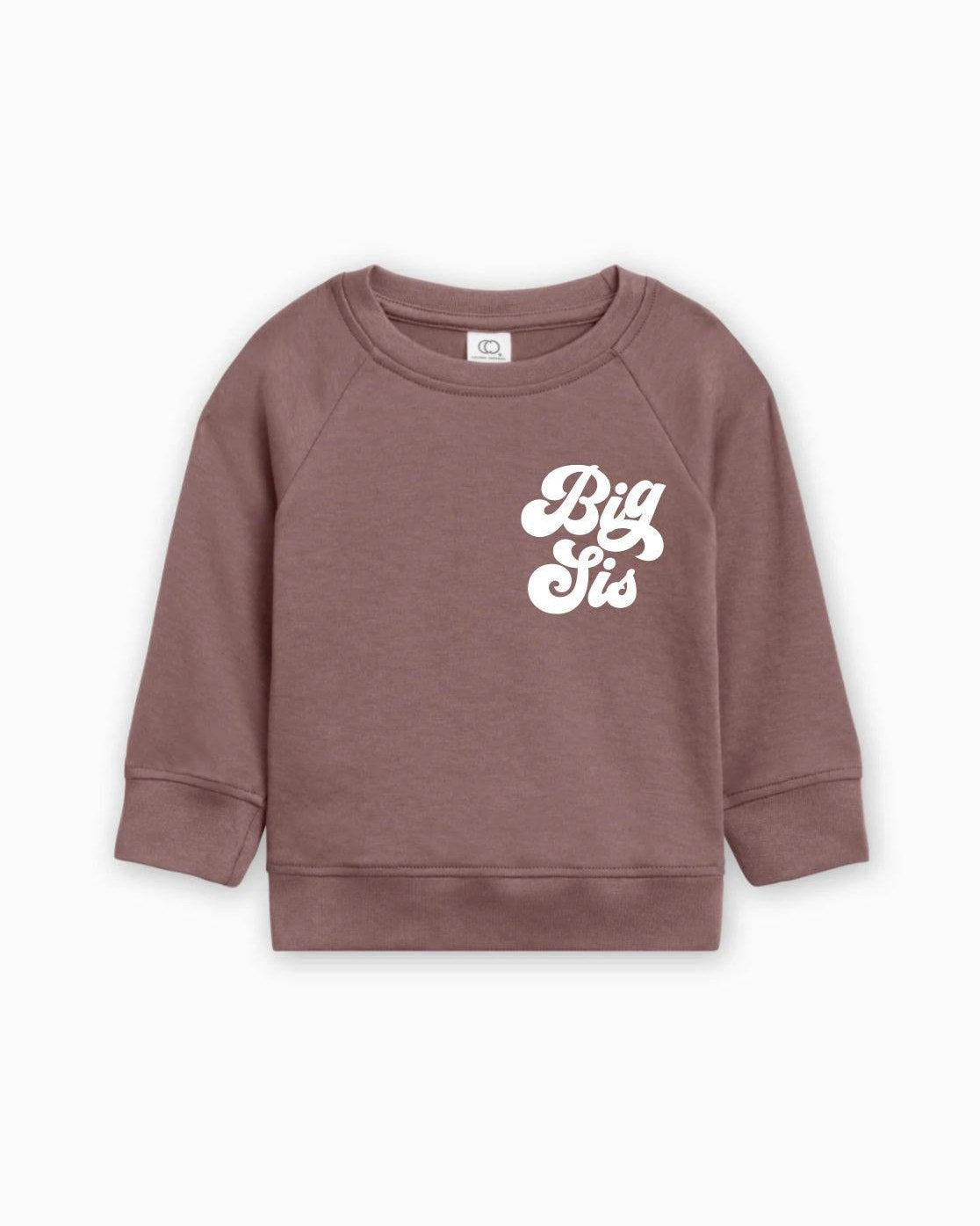 Big Sis Pocket Organic cotton Pullover (Groovy)