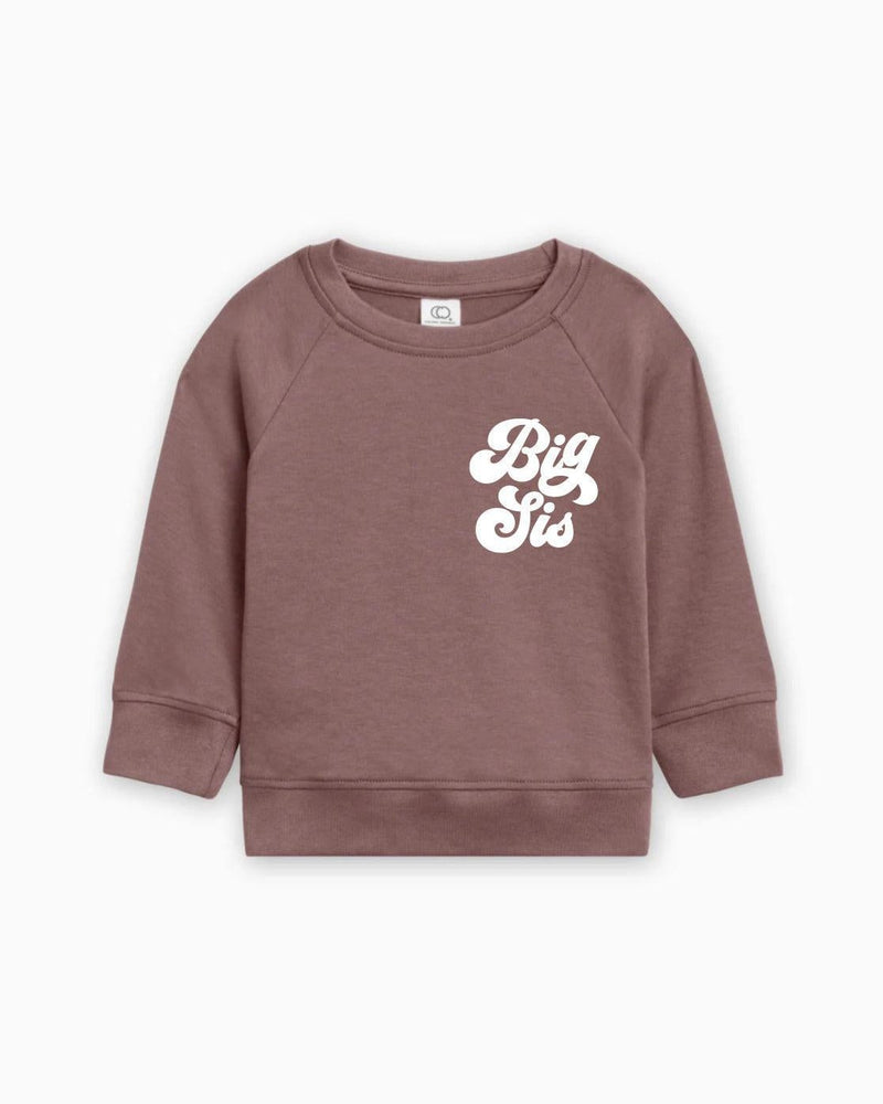 Big Sis Pocket Organic cotton Pullover (Groovy)