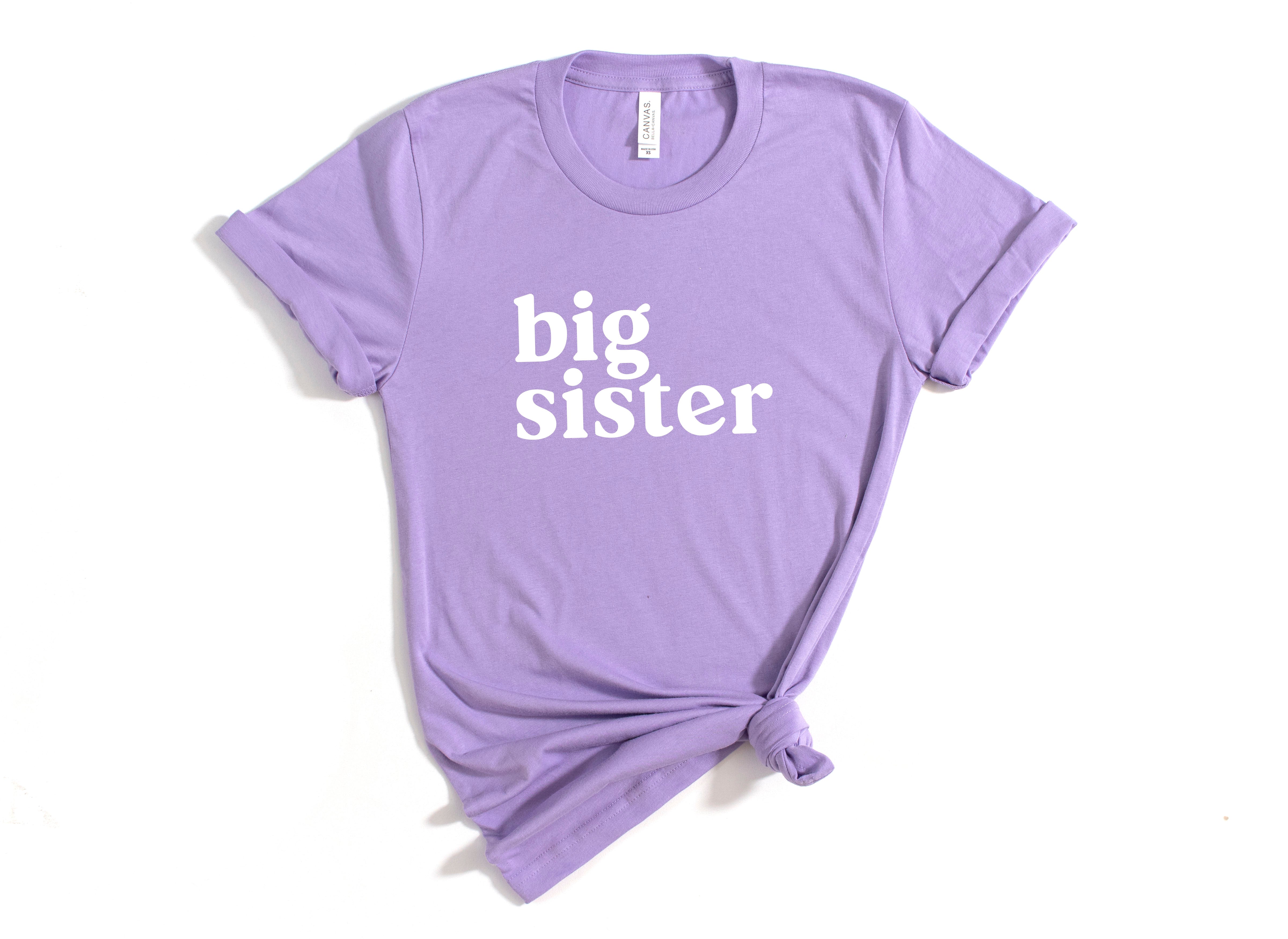 Big Sister Classic Soft Short Sleeve Shirt (Adult Sizing)