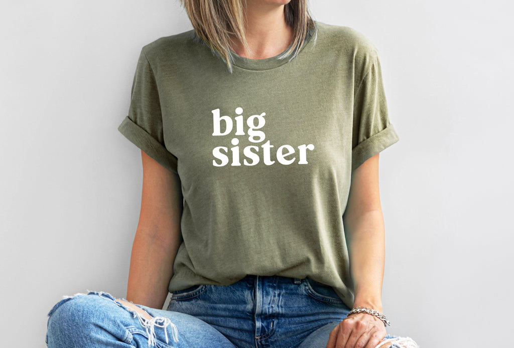 Big Sister Classic Soft Short Sleeve Shirt (Adult Sizing)