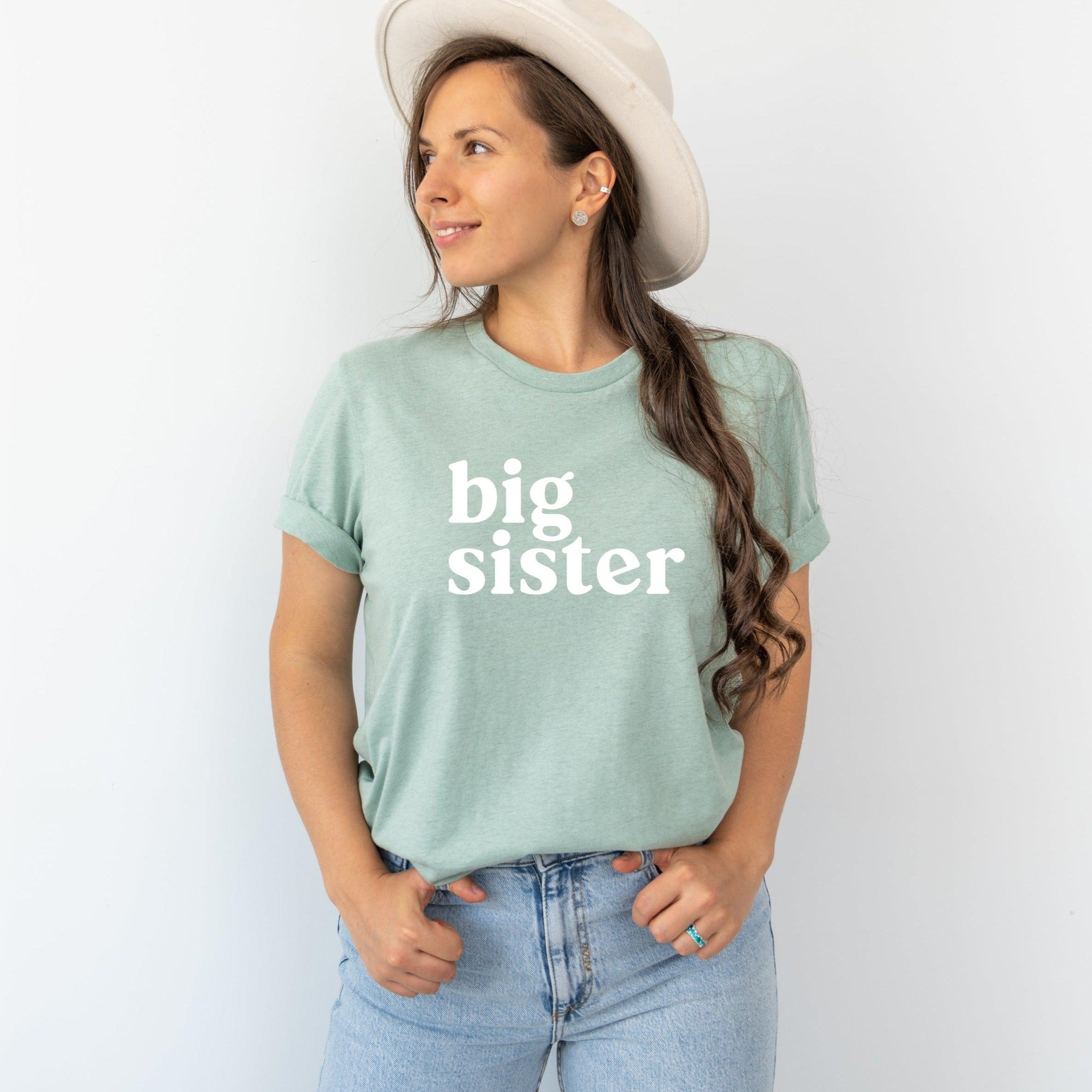 Big Sister Classic Soft Short Sleeve Shirt (Adult Sizing)