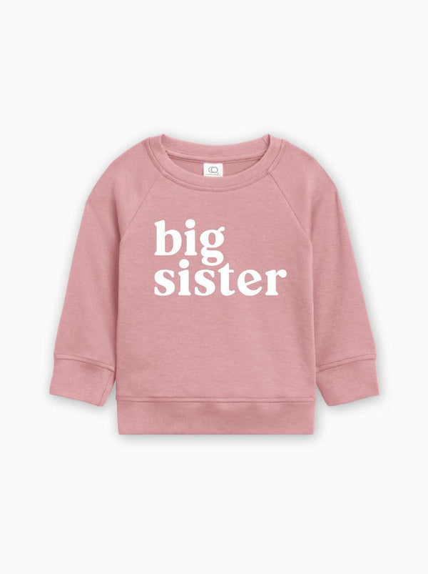 Big Sister Organic Cotton Pullover (Serif)