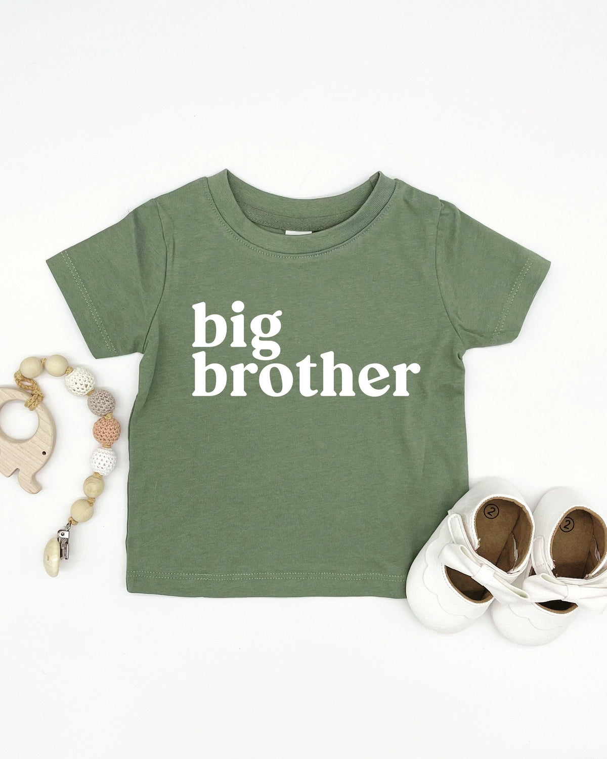 Big brother Organic Cotton Baby And Kids Tee (Serif)