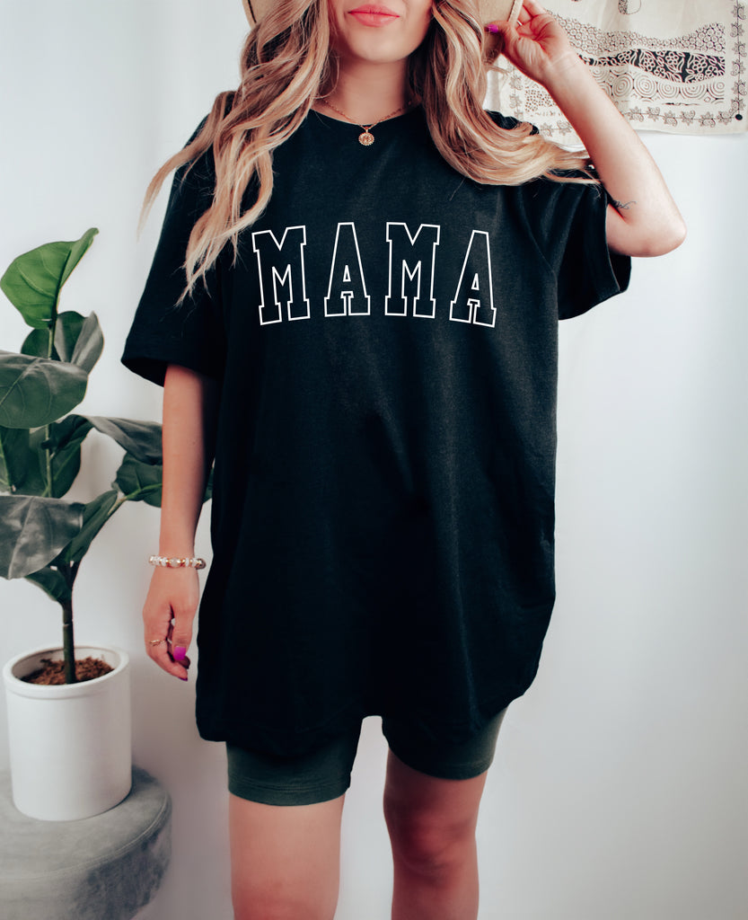 Mama Comfort Colors T Shirt (Outlined Font)