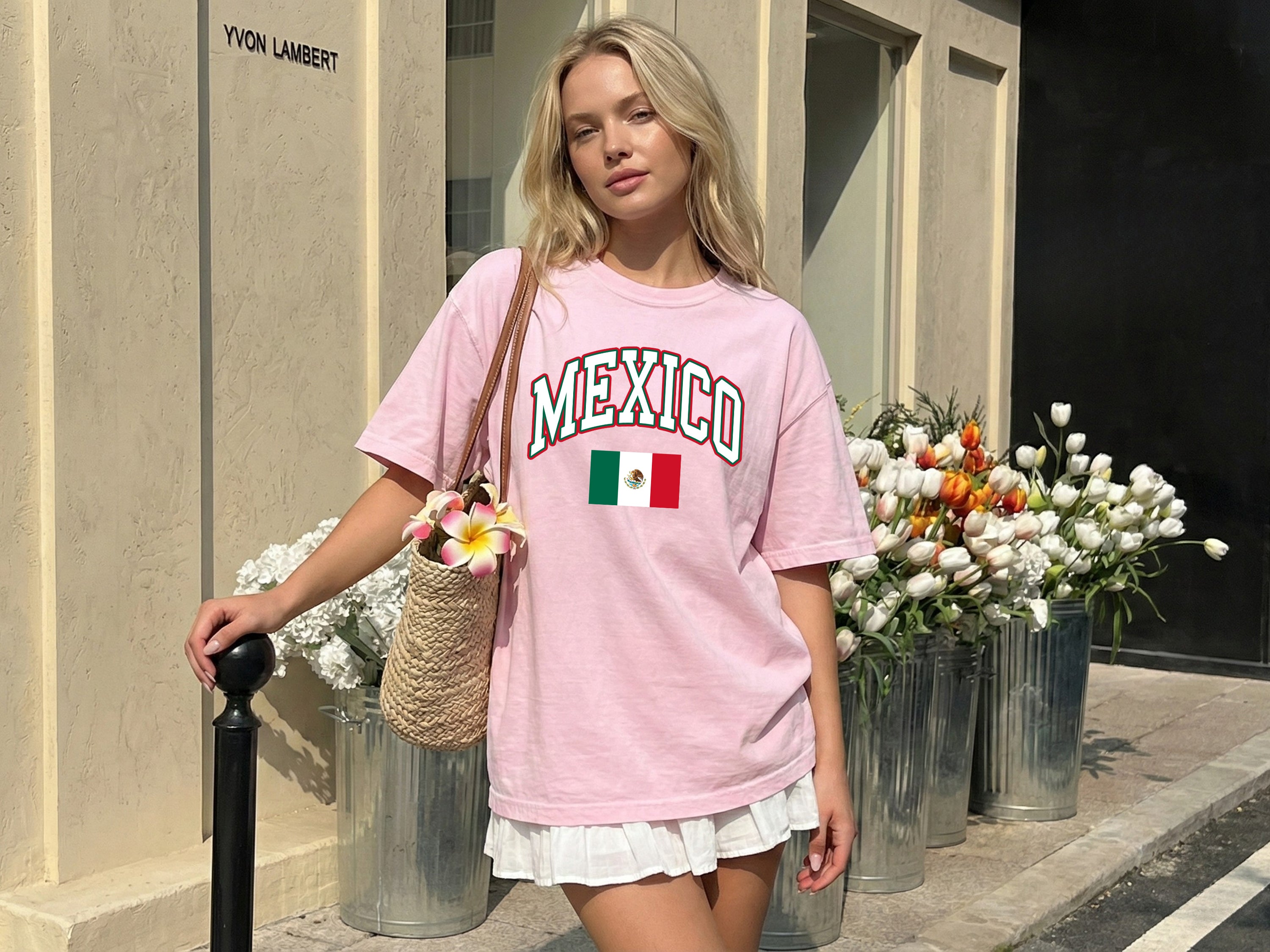 Mexico Flag Comfort Colors T Shirt