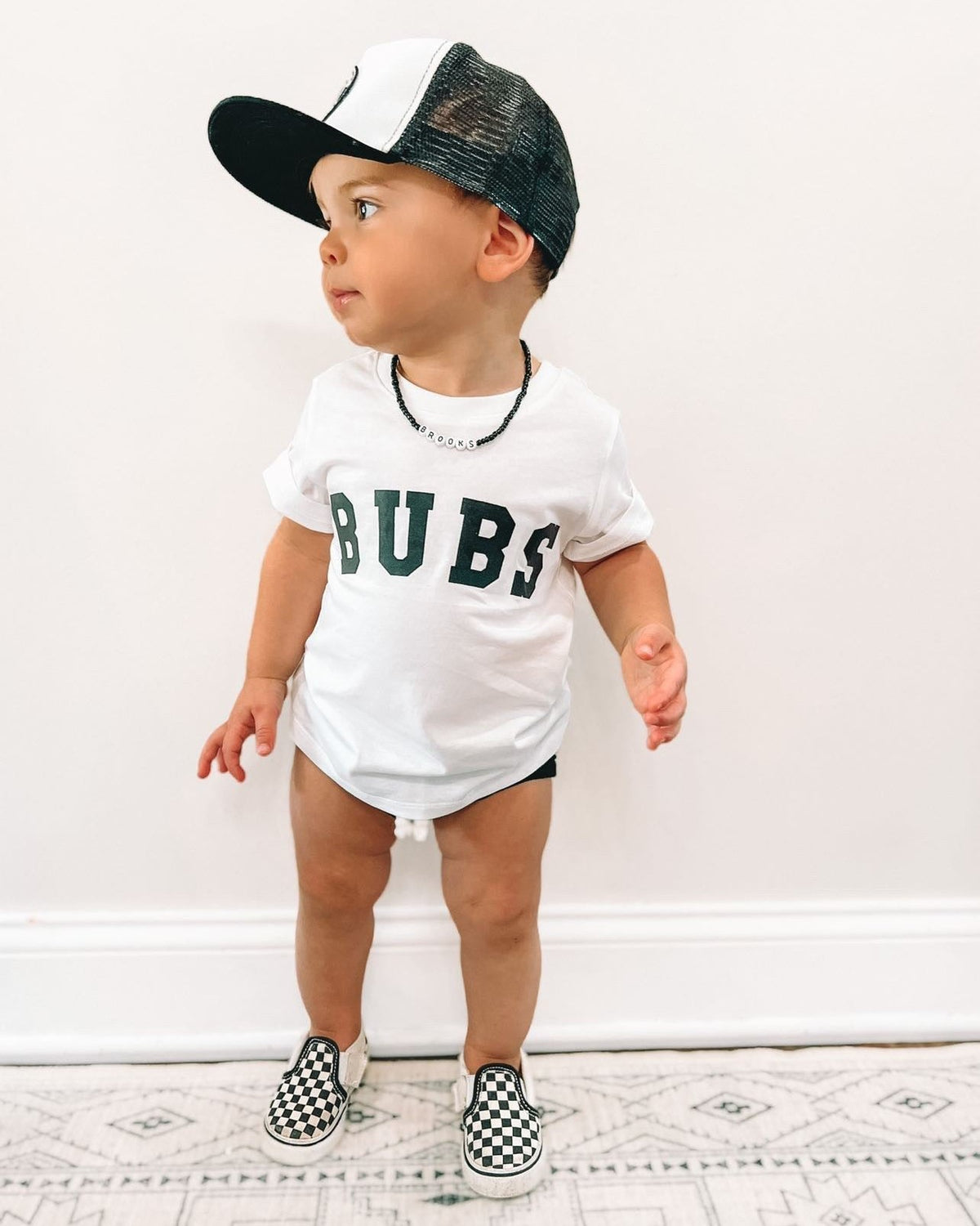 Bubs Organic Cotton Baby And Kids Tshirt (Block)