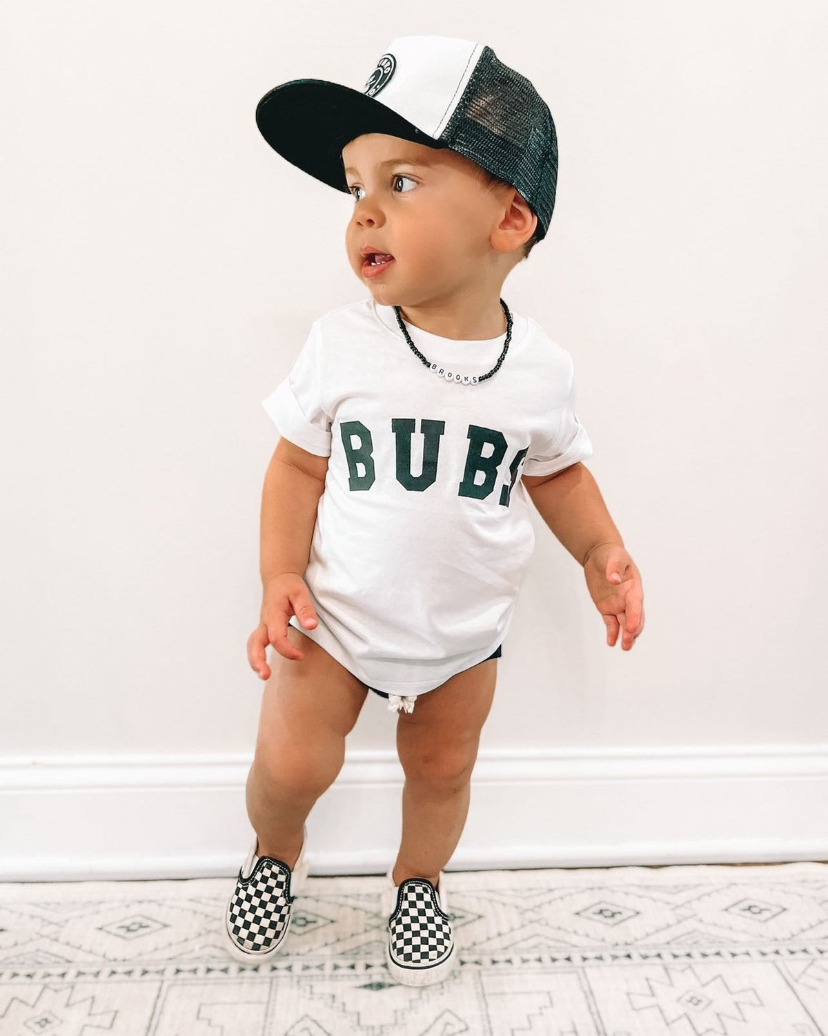 Bubs Organic Cotton Baby And Kids Tshirt (Block)