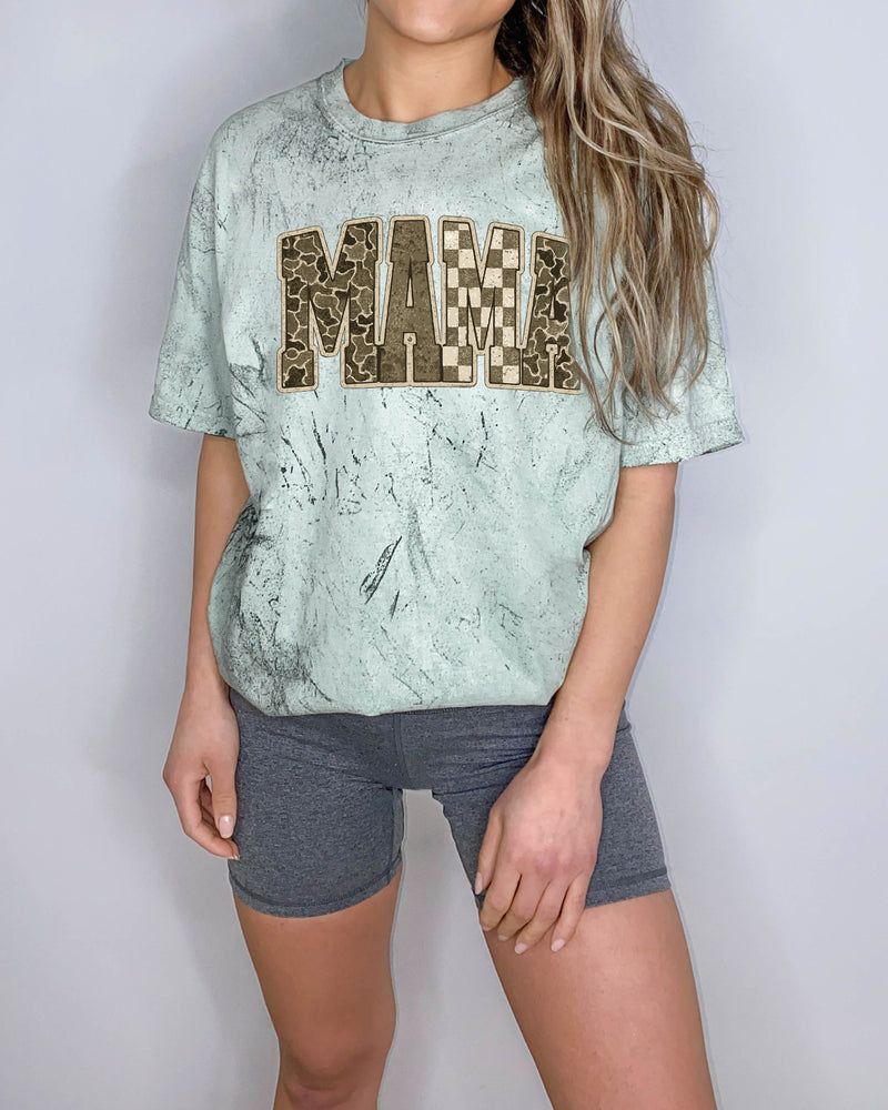 Mama Comfort Colors T Shirt (Military)