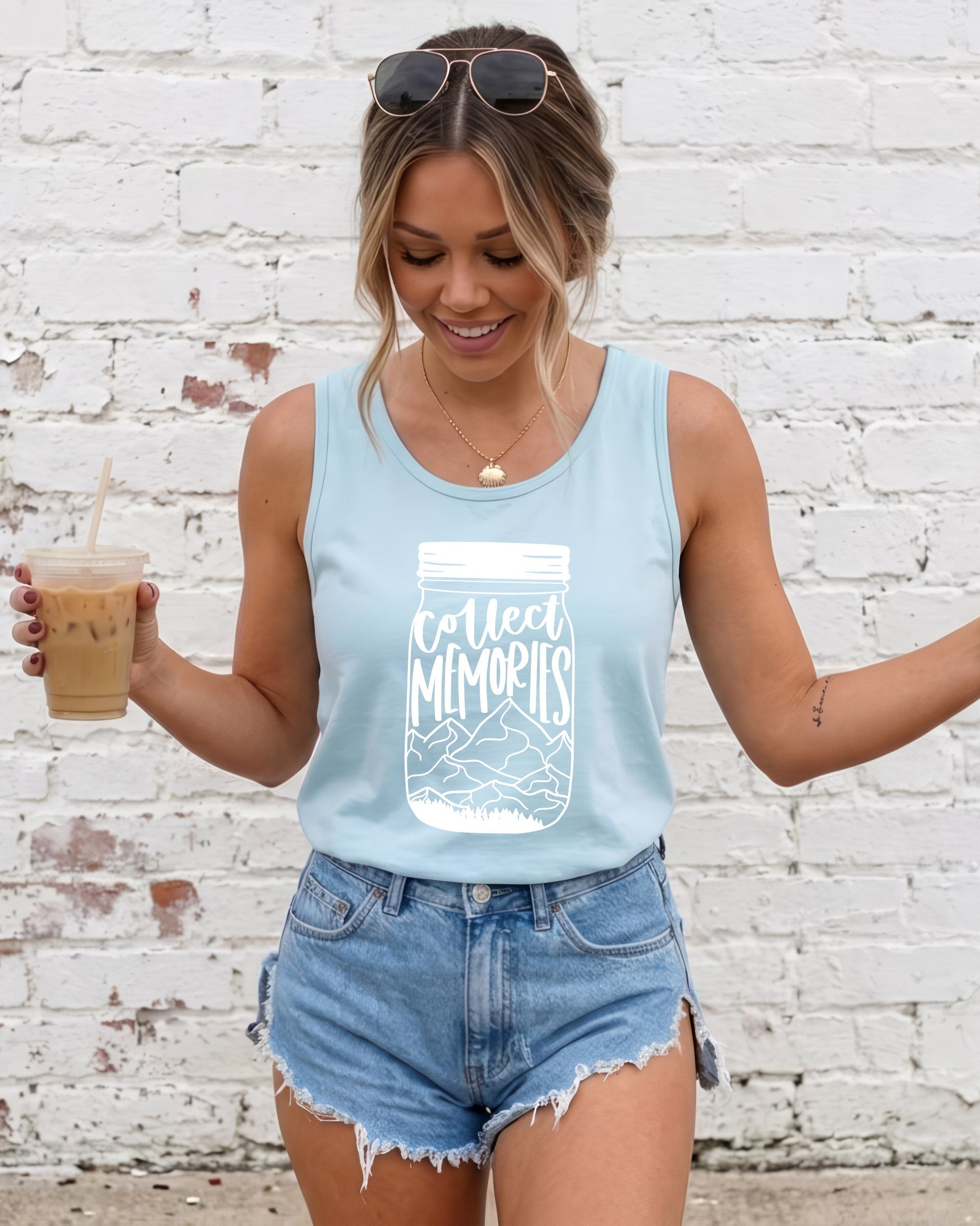 Comfort Colors Collect Memories Summer Tank Top Women Unisex