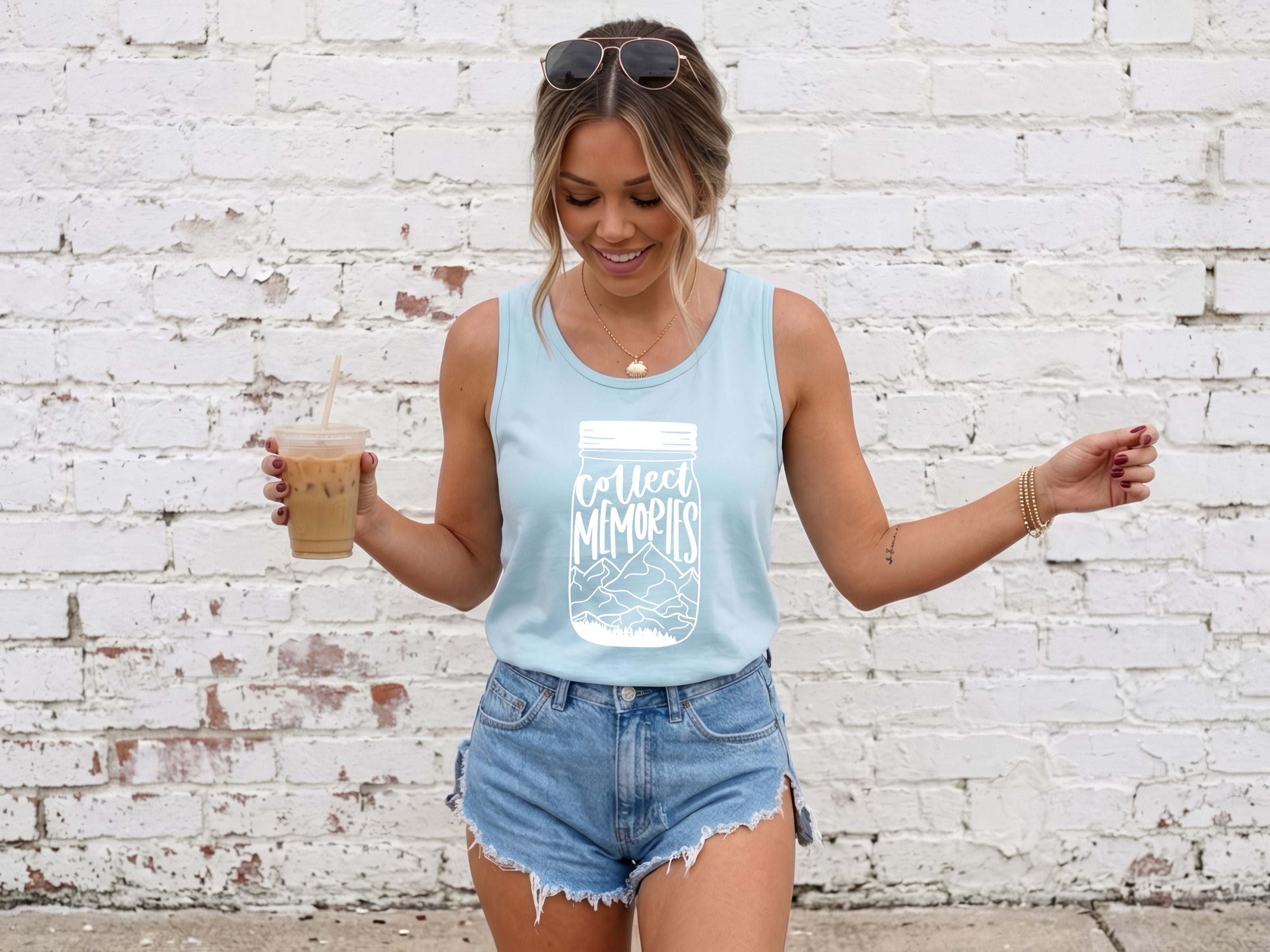 Comfort Colors Collect Memories Summer Tank Top Women Unisex